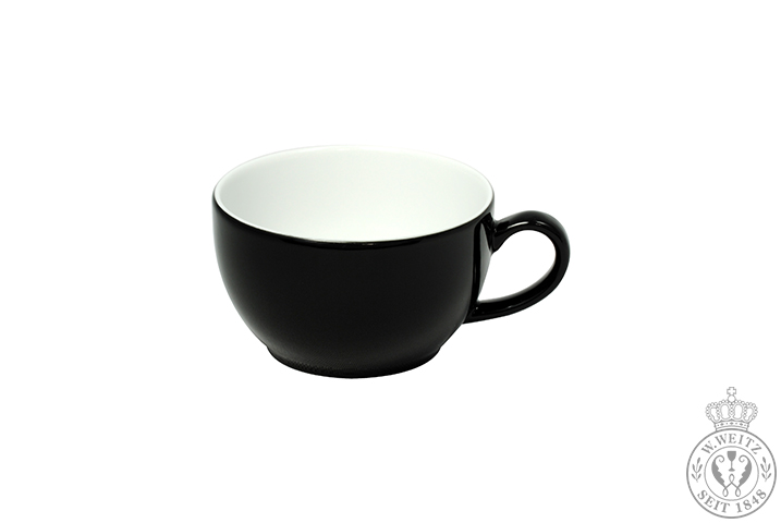 Dibbern Solid Color schwarz Kaffee-Obertasse