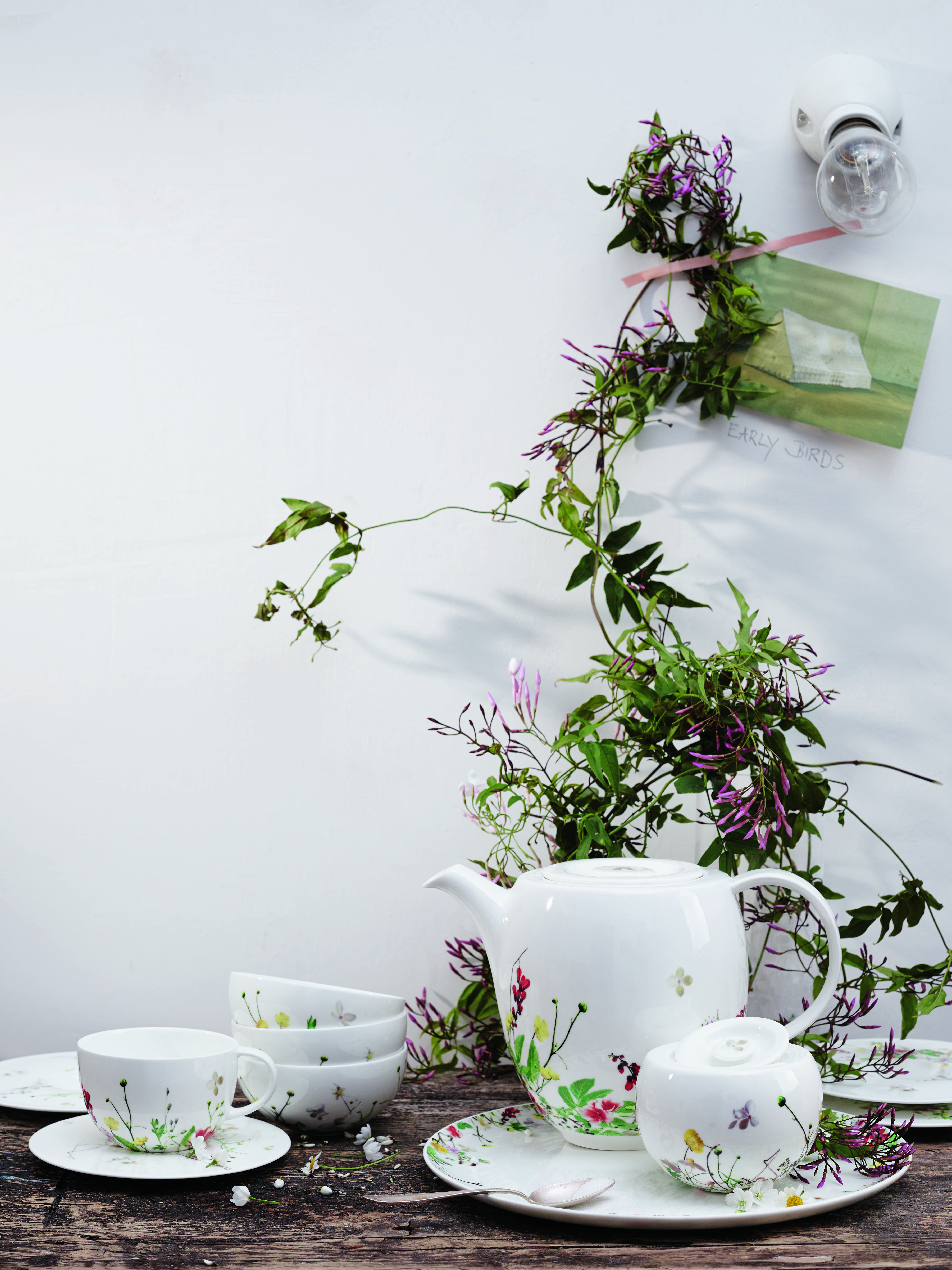 Rosenthal Brillance Fleurs Sauvages Tee-/Cappuccino-Obere