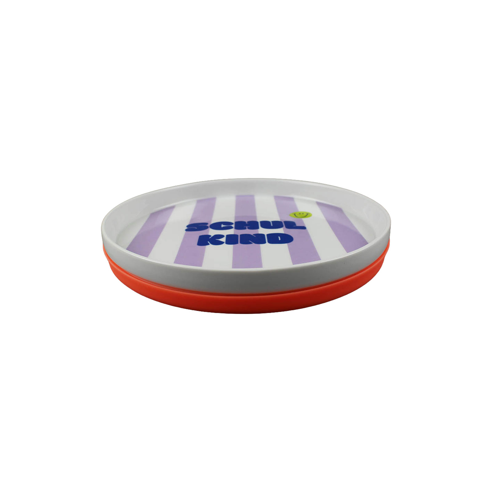 ava&yves Schulkind Stripes Kindergeschirr 3tlg flieder/pink