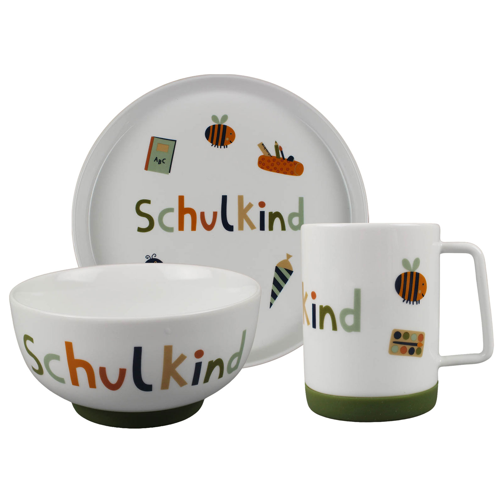 ava&yves Schulkind Nature Kids Kindergeschirr 3tlg.