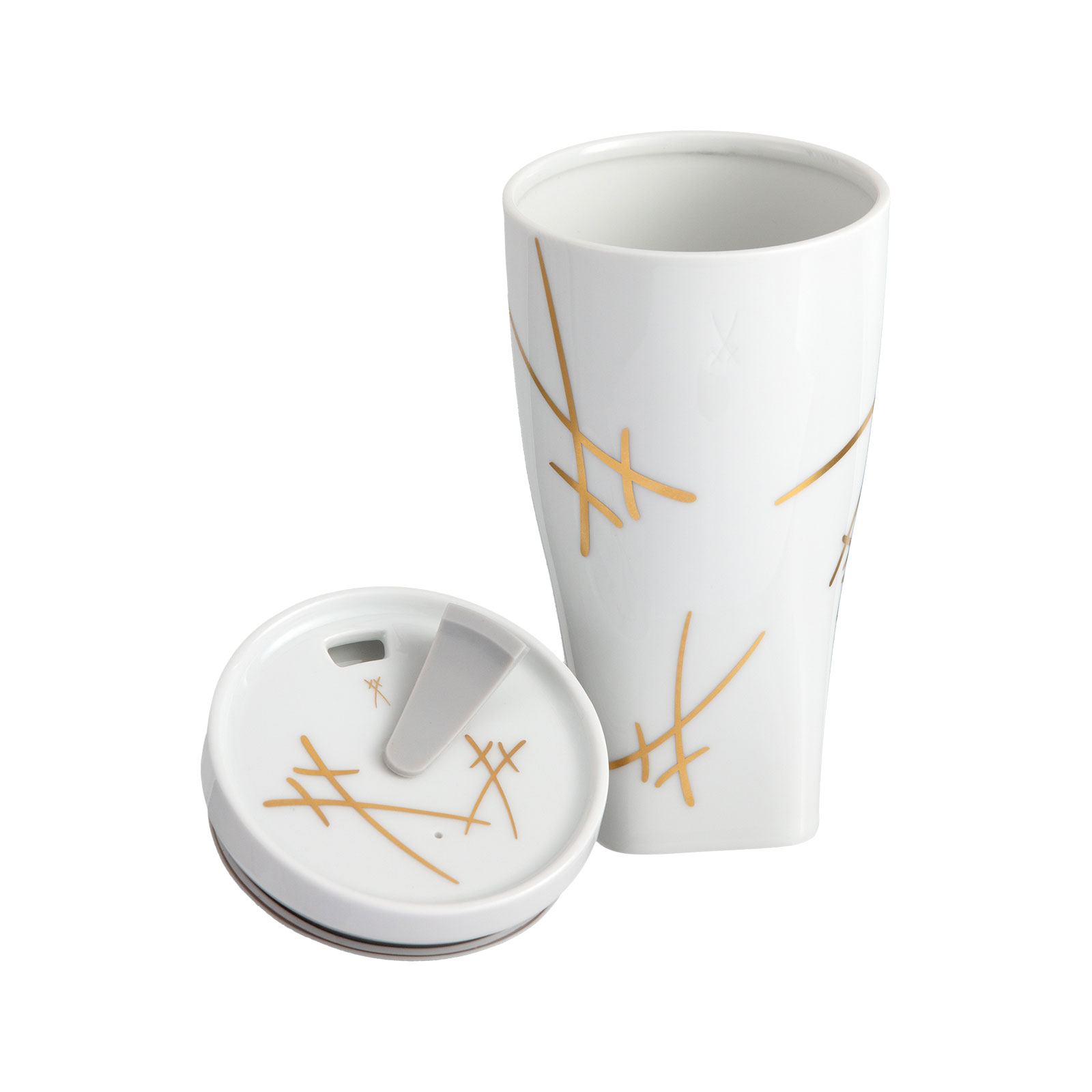 Meissen Swords Coffee to go Becher mit Manschette 0,35ltr