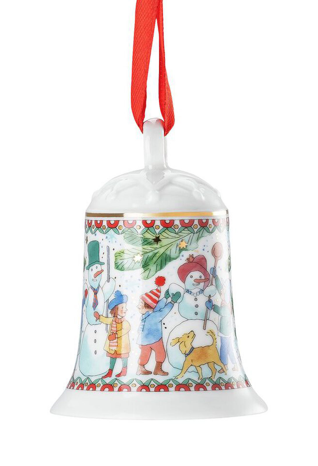 Hutschenreuther 2025 Weihnachtsspiele Glocke Porzellan