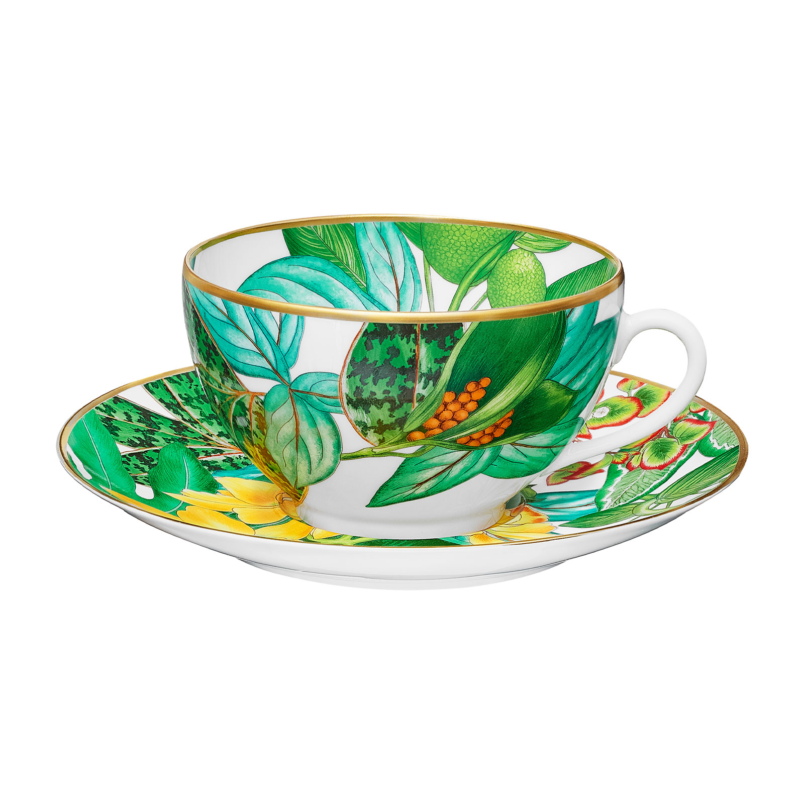 HERMÈS Paris Passifolia Frühstückstasse m. U. 0,37ltr.