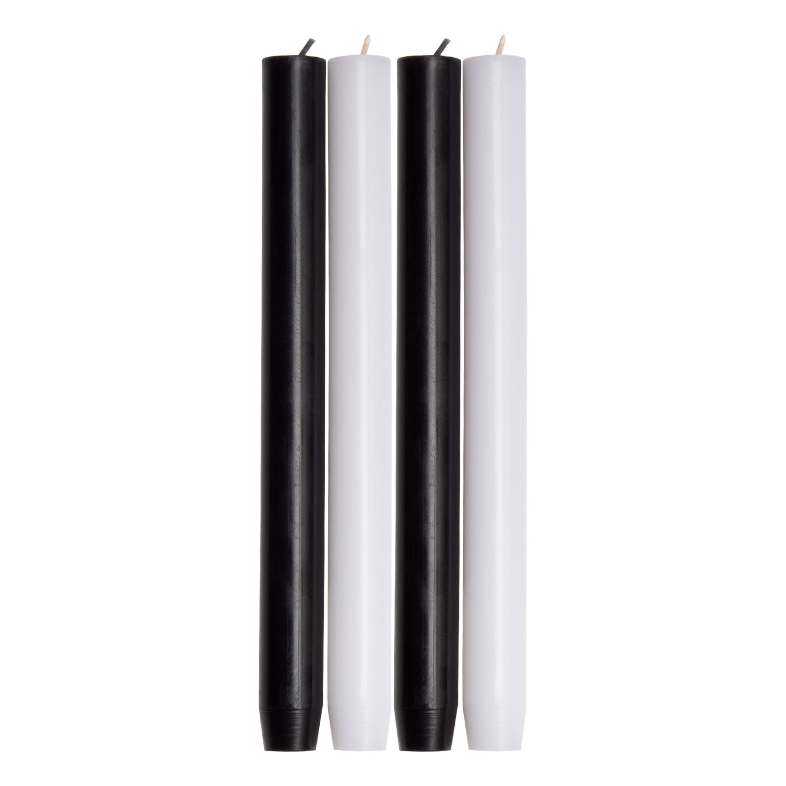 Engels Kerzen Stabkerzen Black and White Mix 2,2x24cm