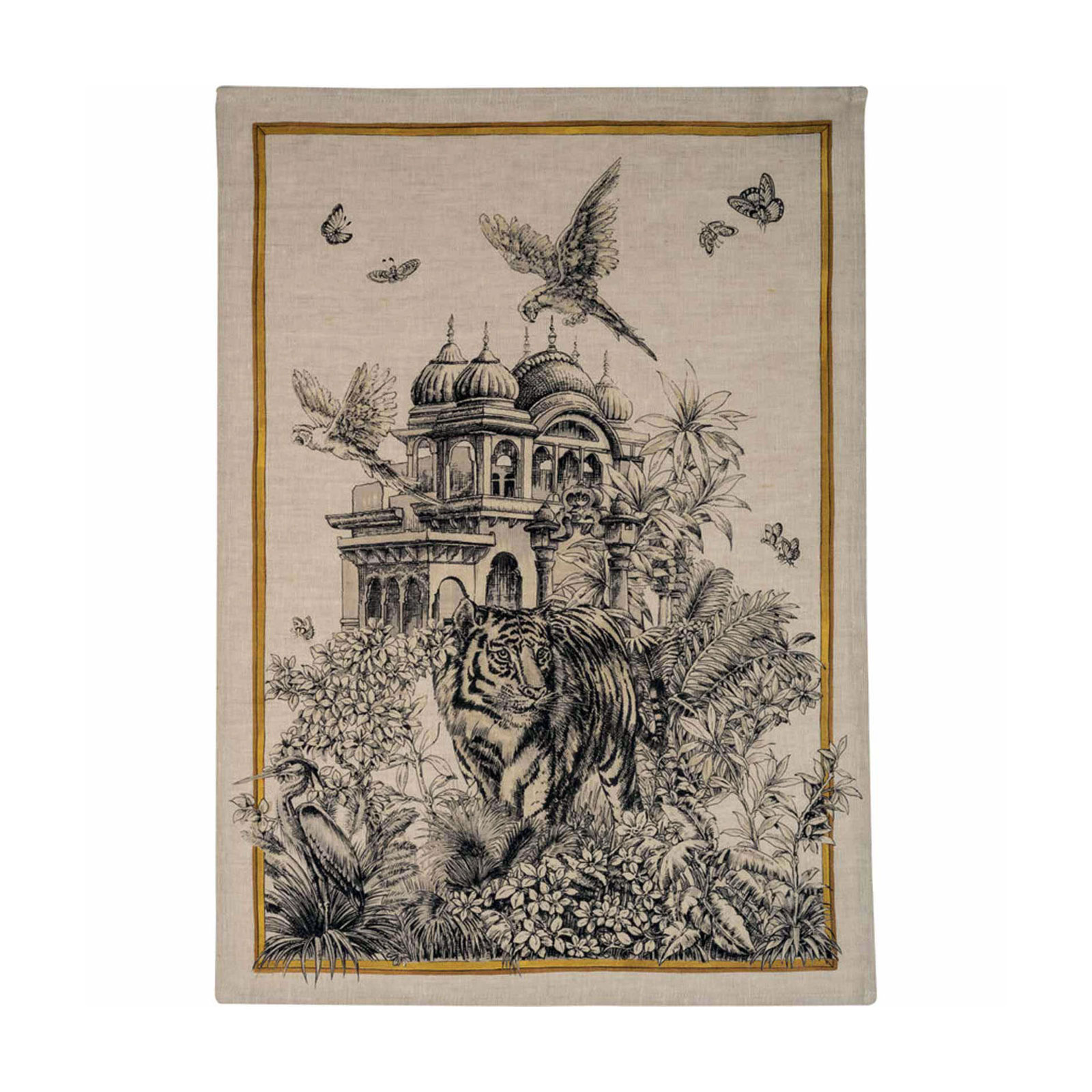 Tessitura Toscana Tantra Tigre Geschirrtuch 50x70cm natural