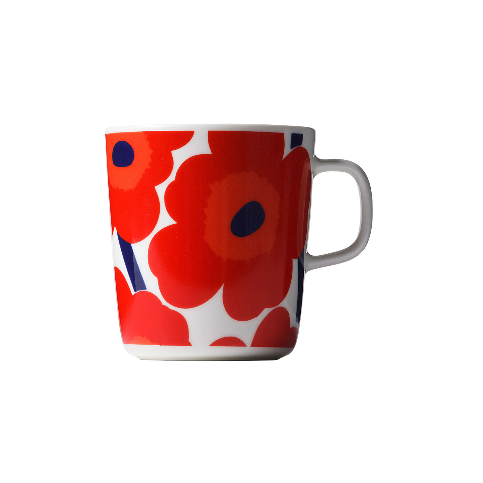 Marimekko Oiva / Unikko Becher 0,40 ltr. Blume rot