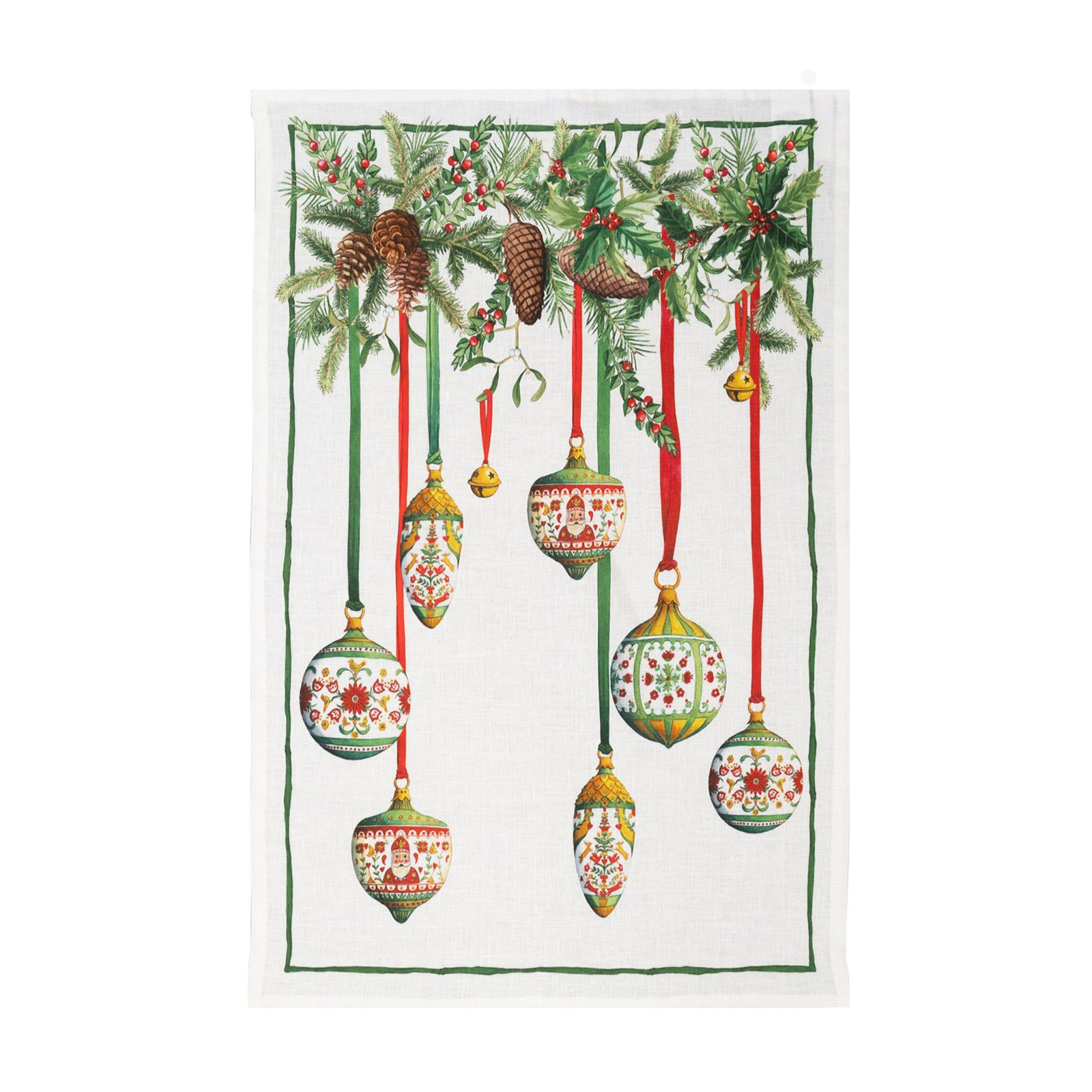 Tessitura Toscana Pinoel Geschirrtuch 50x70cm green