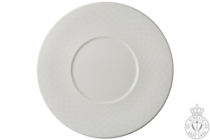 Dibbern Cross White Squares Gourmetteller flach 31cm