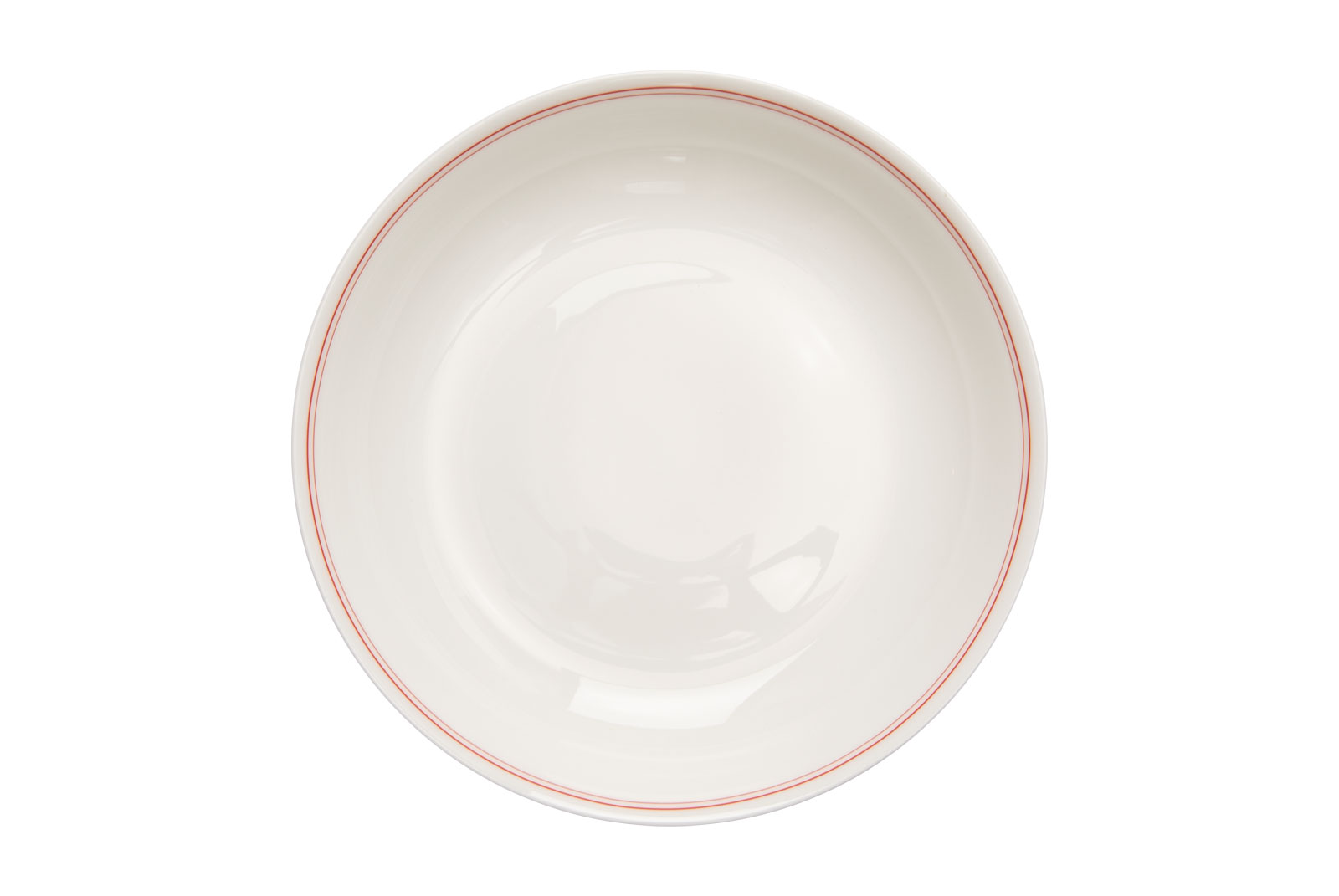 Dibbern Lines Pure Suppenteller 22,5cm rot