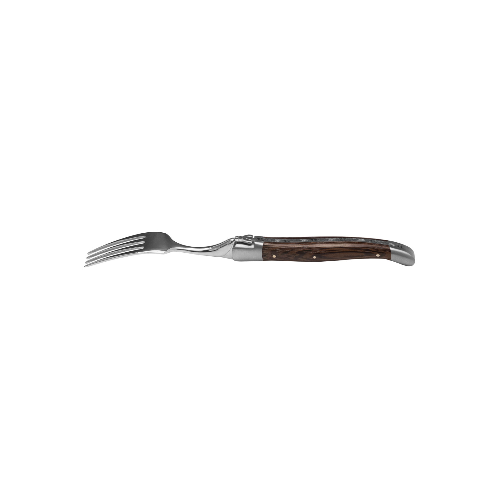 Laguiole en Aubrac Steakgabel (1 Stück) Wenge Backen matt