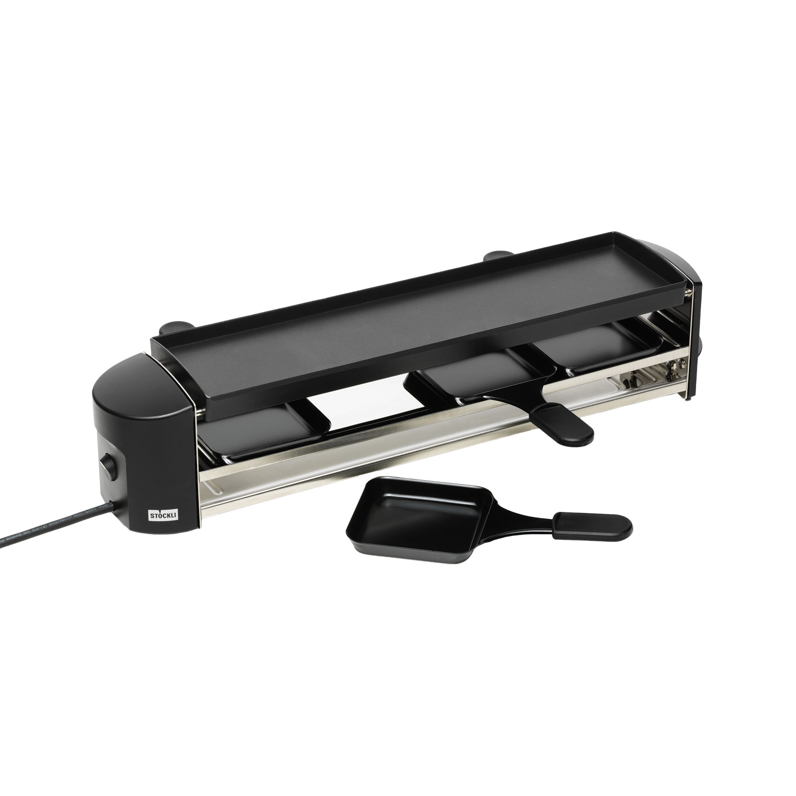 Stöckli Cheeseboard Grill anthrazit 4 Pers.