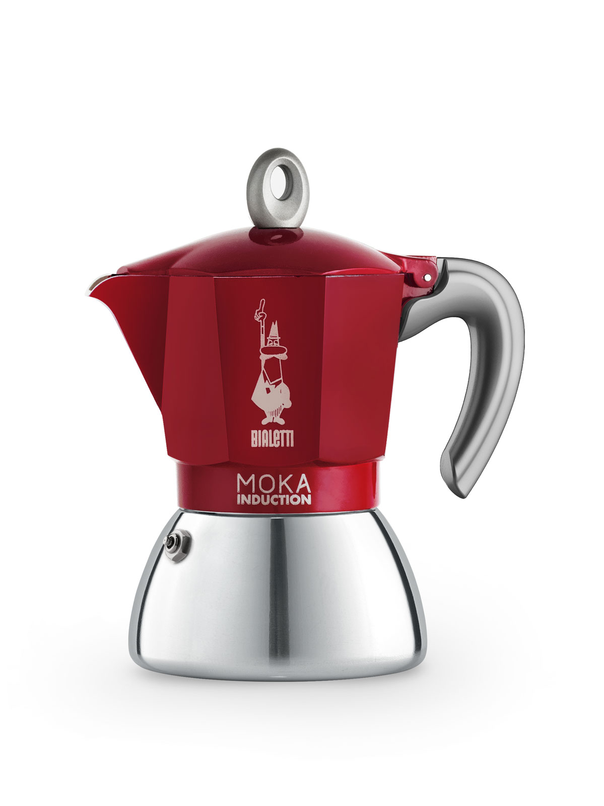 Bialetti Italien New Moka Induktion Espressokocher Red 6 Tassen