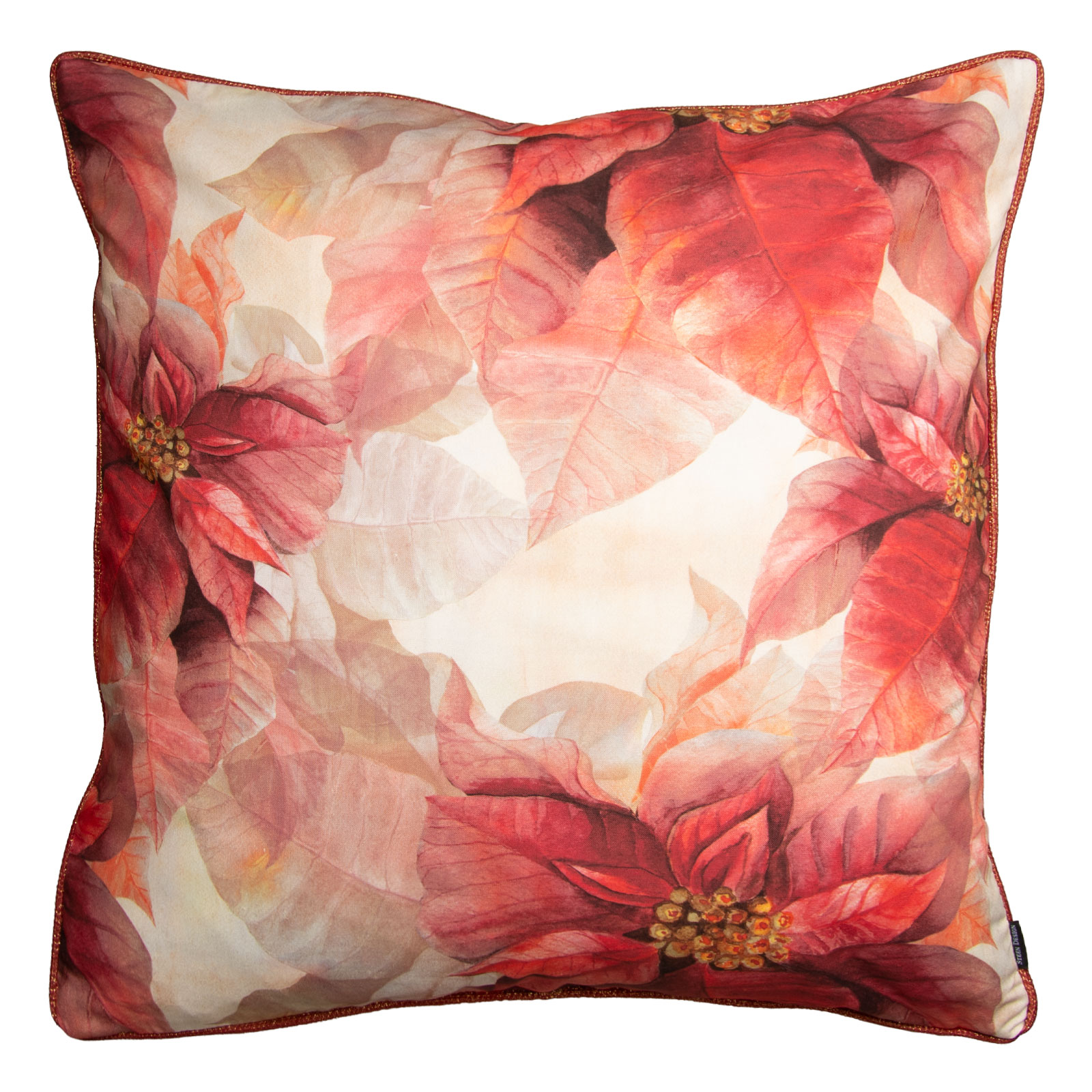 Steen Design Ponsi creme Kissen mit Füllung 55x55cm 