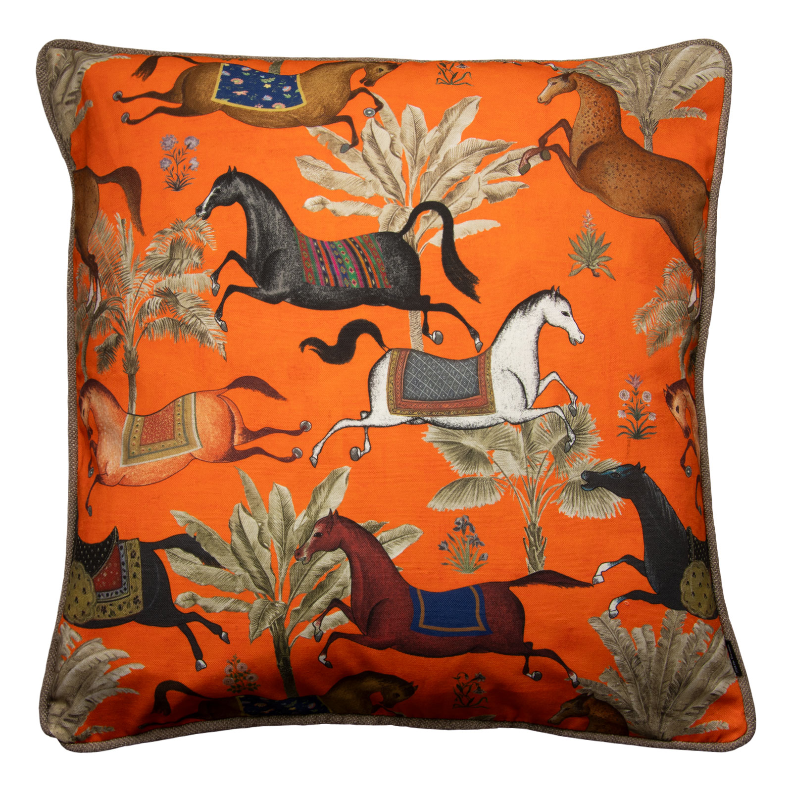 Steen Design Alhambra orange Kissen mit Füllung 55x55cm 