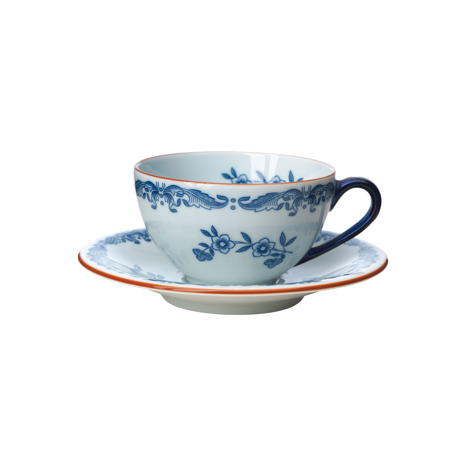 Rörstrand Ostindia Kaffeetasse mit Untertasse 0,16ltr.