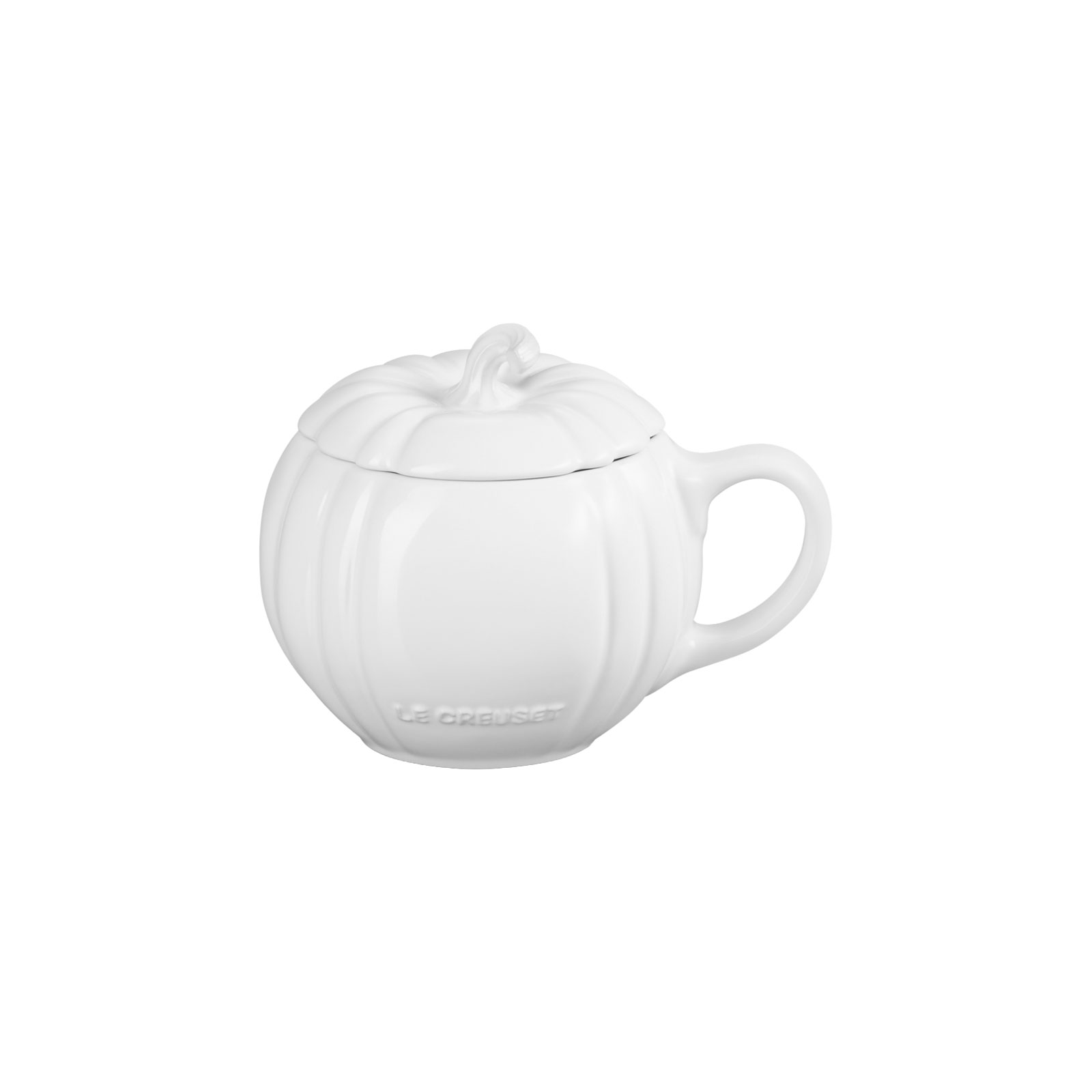 Le Creuset Poterie Becher Kürbis 0,40ltr. weiß