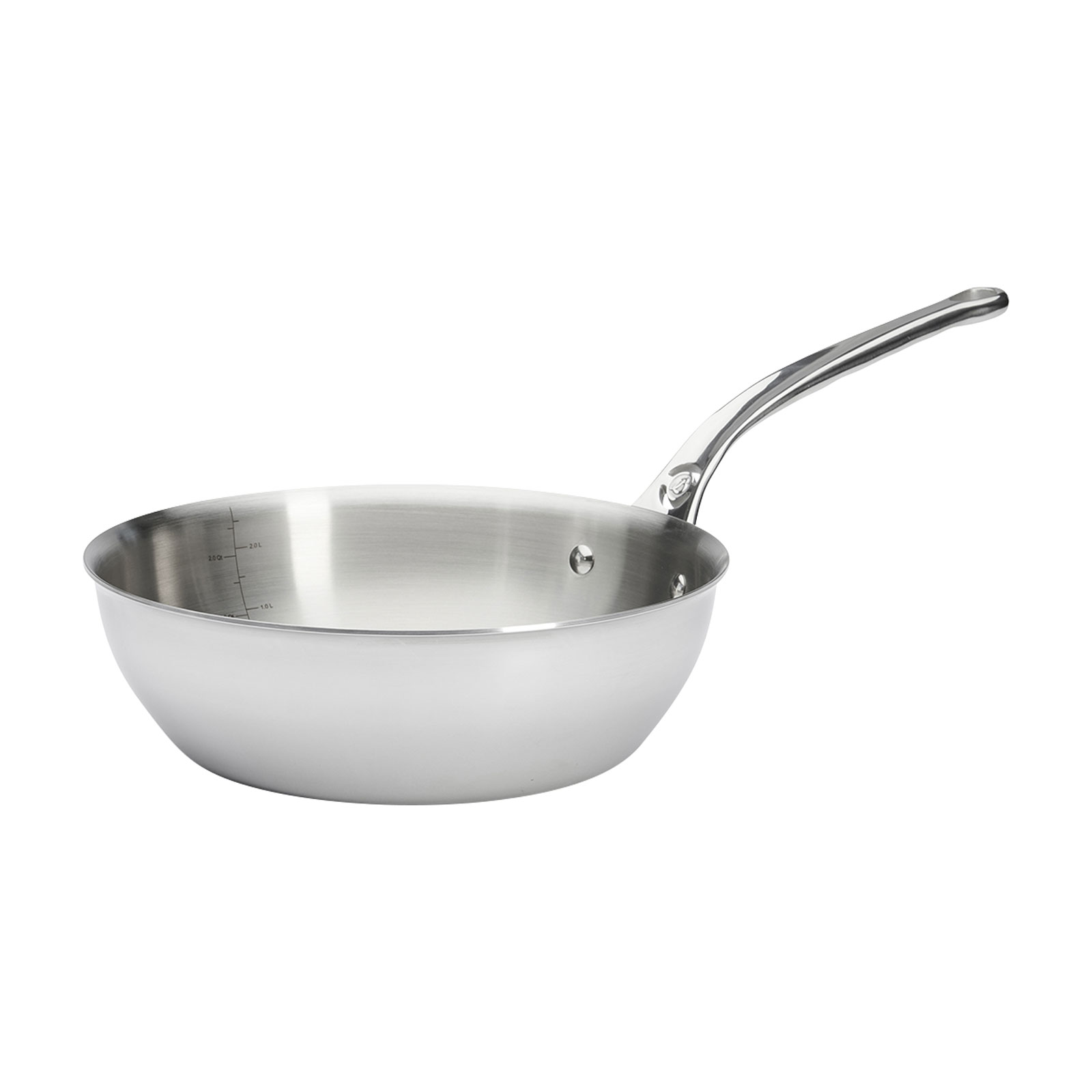 de Buyer Affinity Sauteuse konisch 24cm Edelstahl