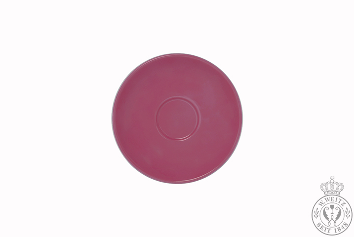 Dibbern Solid Color pink Espresso-Untertasse Classico