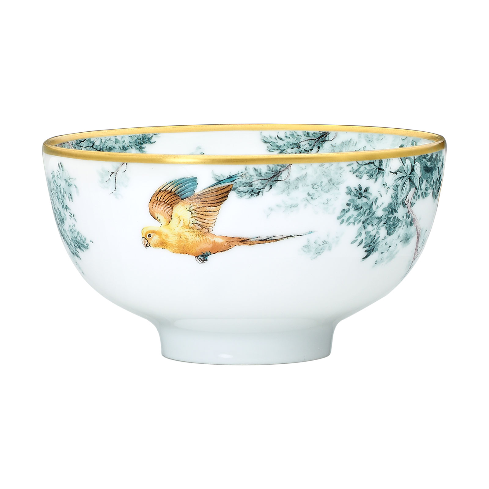 HERMÈS Paris Carnets d'Équateur Bowl Vögel 12cm