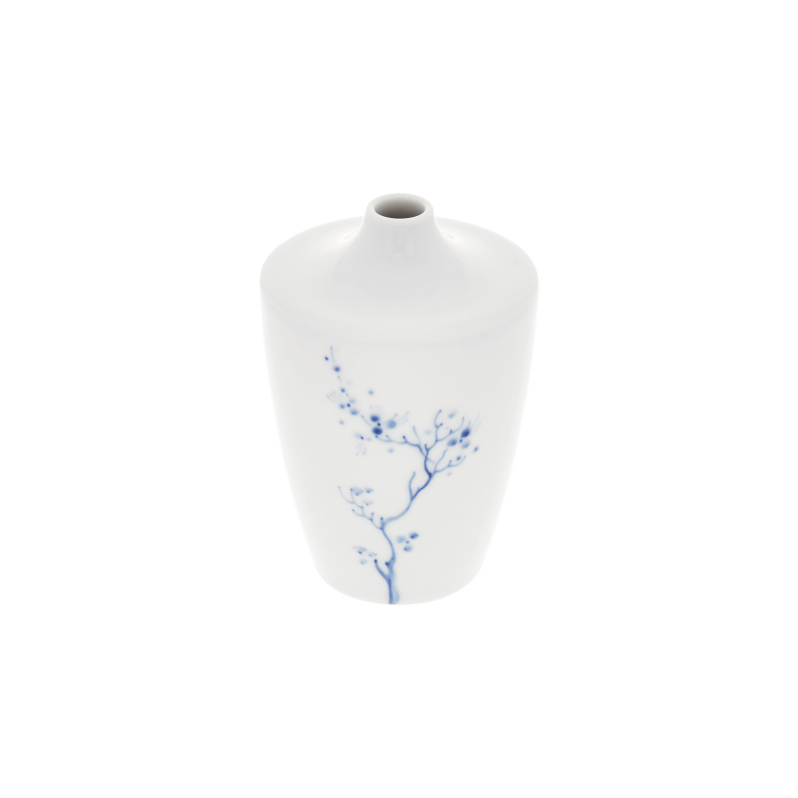 Meissen Blue Orchid Vase 11cm
