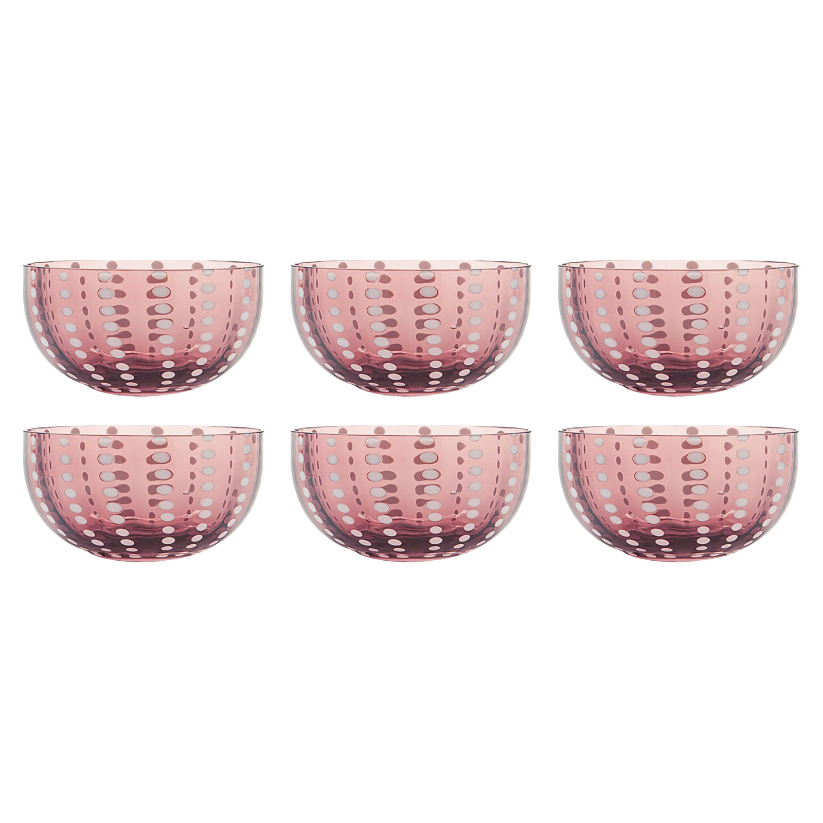 Zafferano Perle Schale Ø11,5cm 6er Set amethyst PR00805 Zafferano Perle Schale Ø11,5cm 6er Set amethyst PR00805