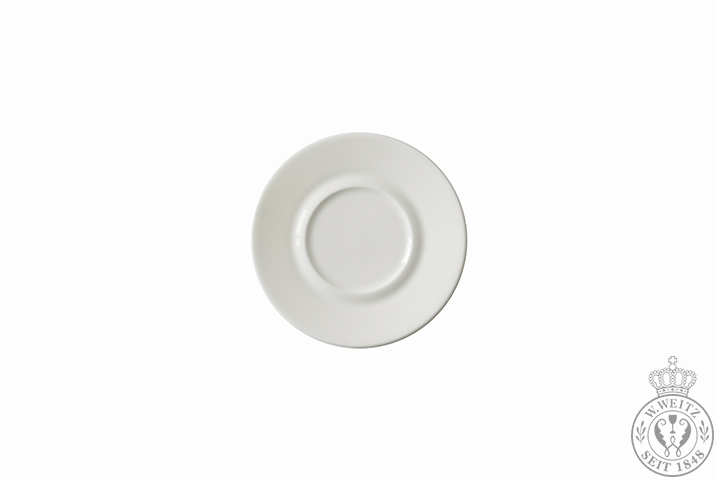 Dibbern Bone China weiß Zylindrisch Espresso-Untertasse flach