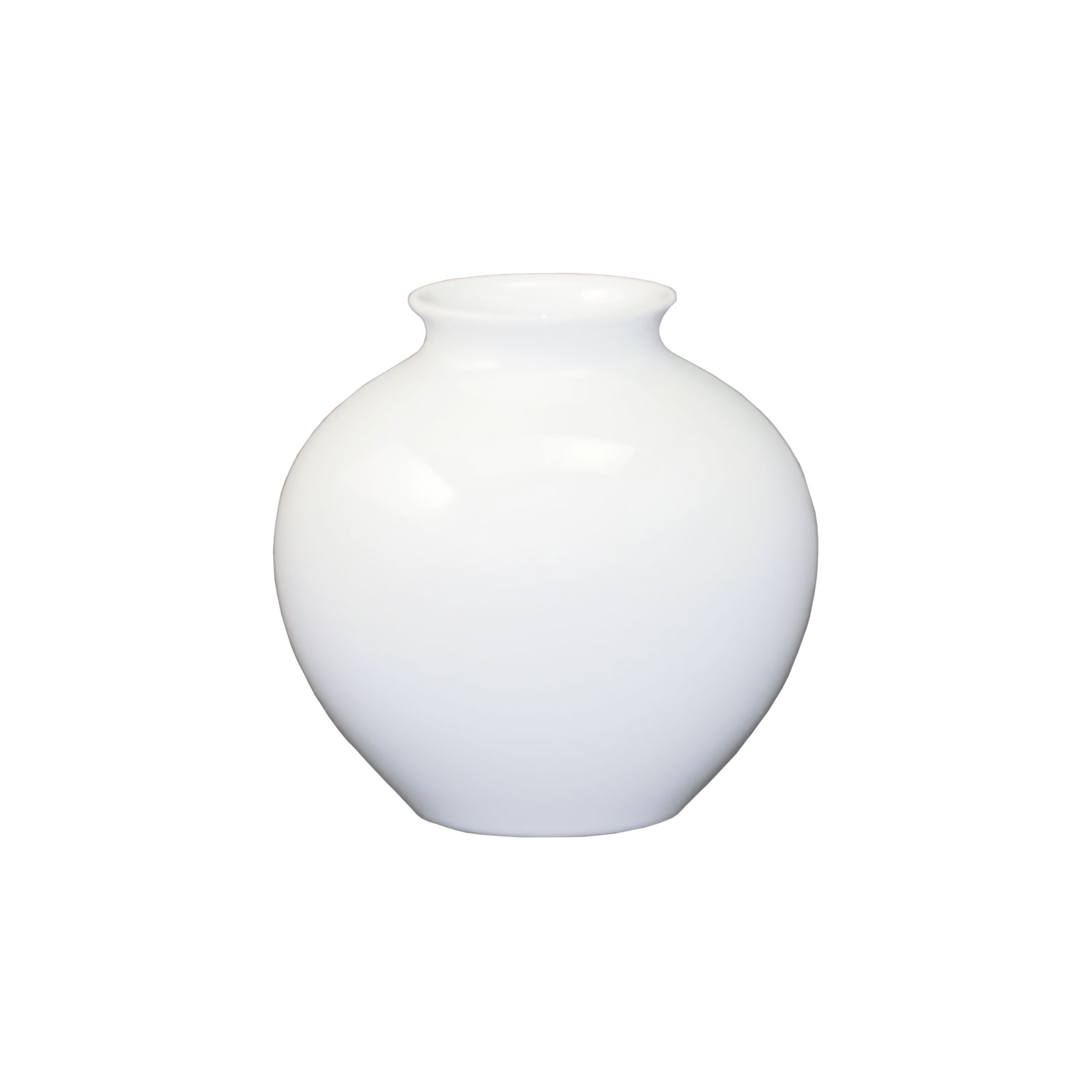 KPM - Berlin Vase Kugelform 13cm weiß