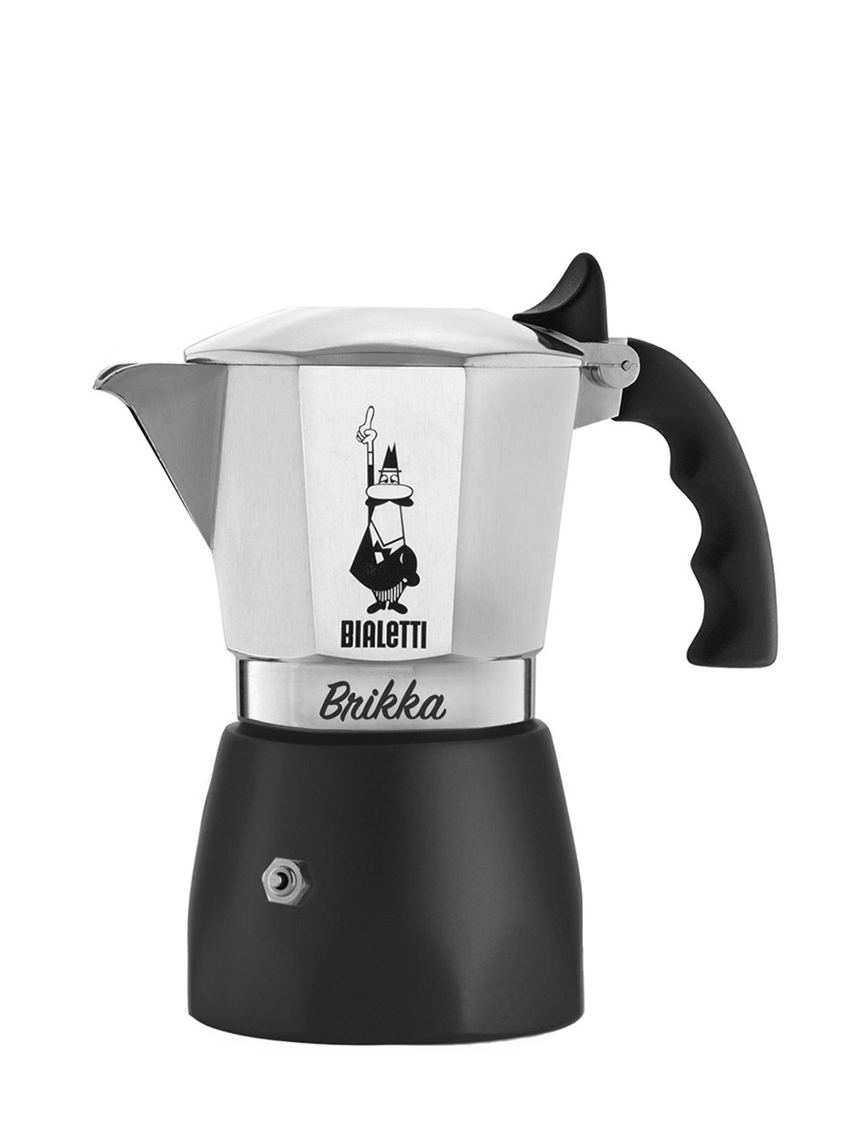 Bialetti Italien New Brikka 2020 Espressokocher 4 Tassen Aluminium
