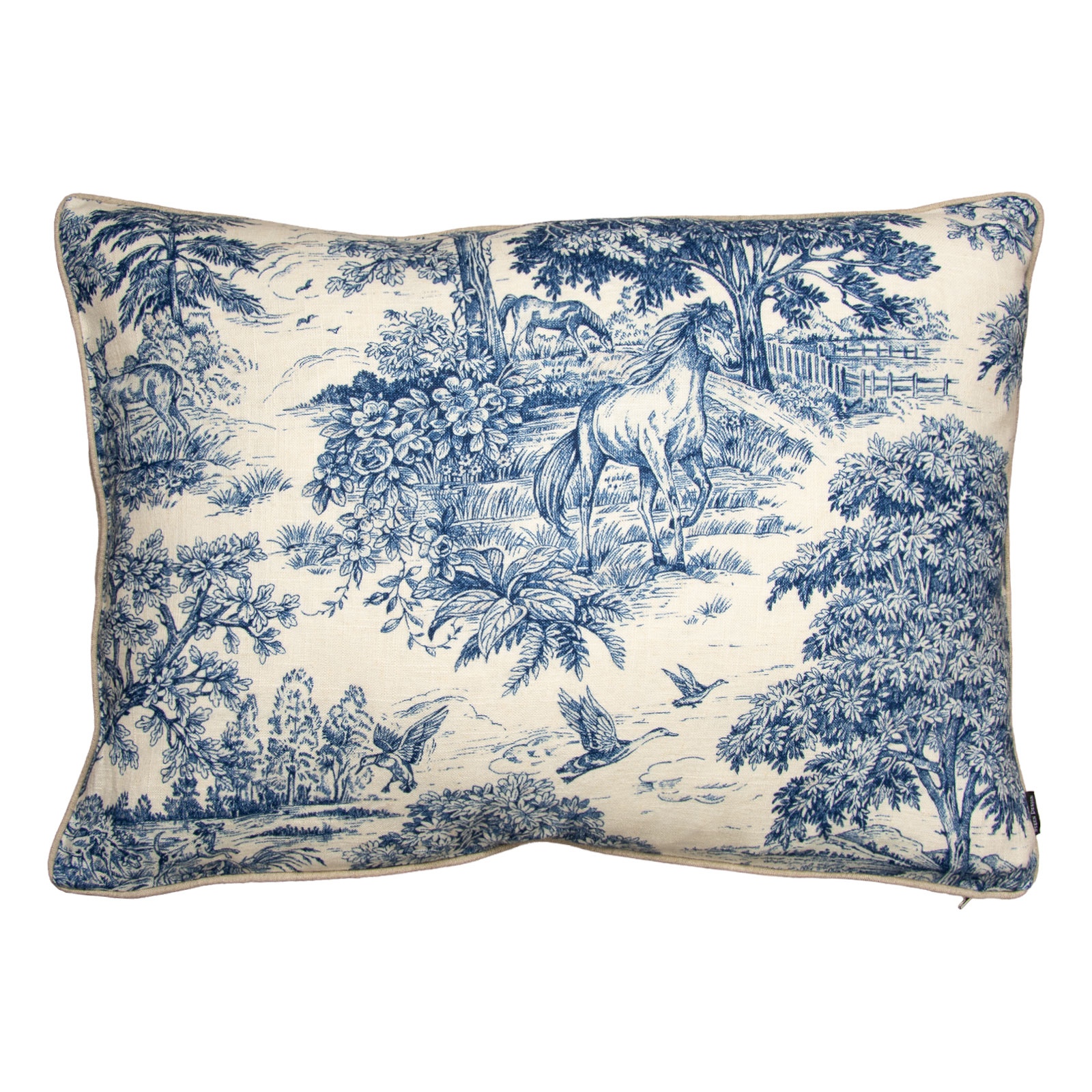 Steen Design Bluebell natur Kissen mit Füllung 50x70cm 