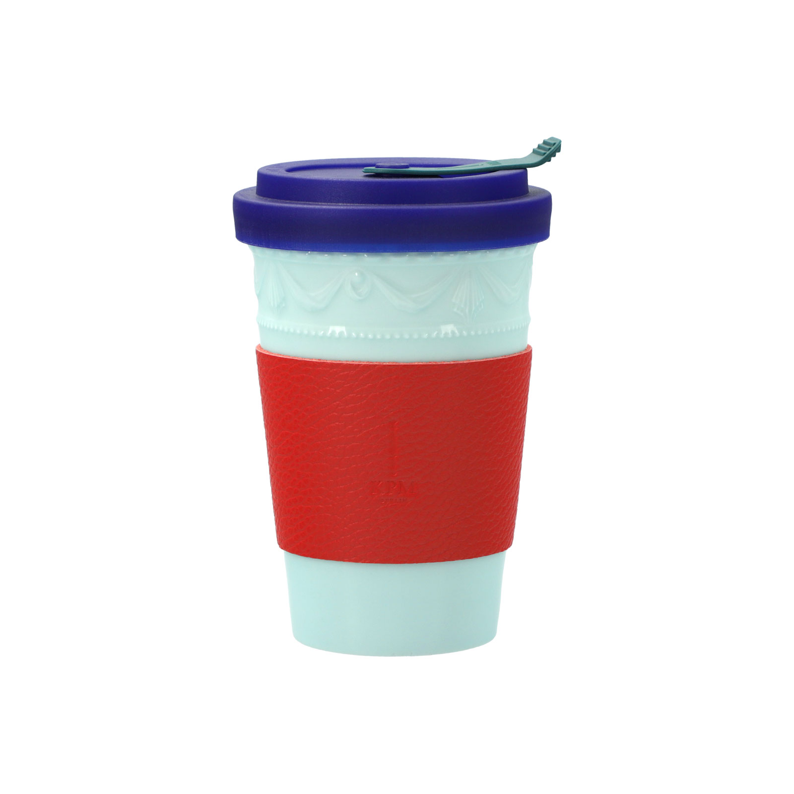 KPM -  Berlin Kurland Farvet Blau To-Go Becher mit Deckel