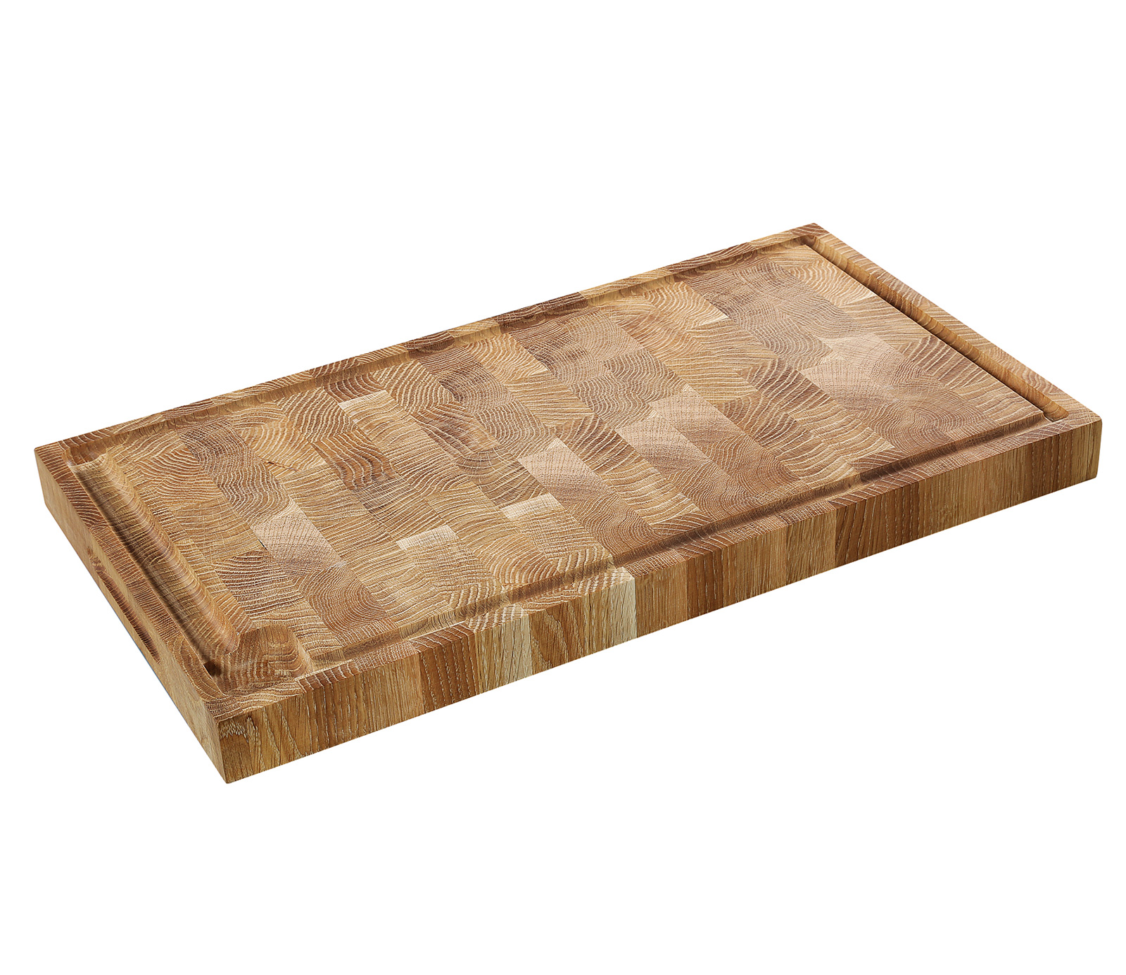 Zassenhaus Hackblock, Eiche Stirnholz 54x30x4cm