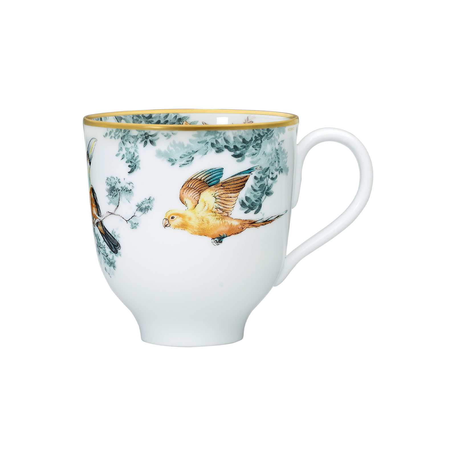 HERMÈS Paris Carnets d'Équateur Becher Vögel 0,42ltr.