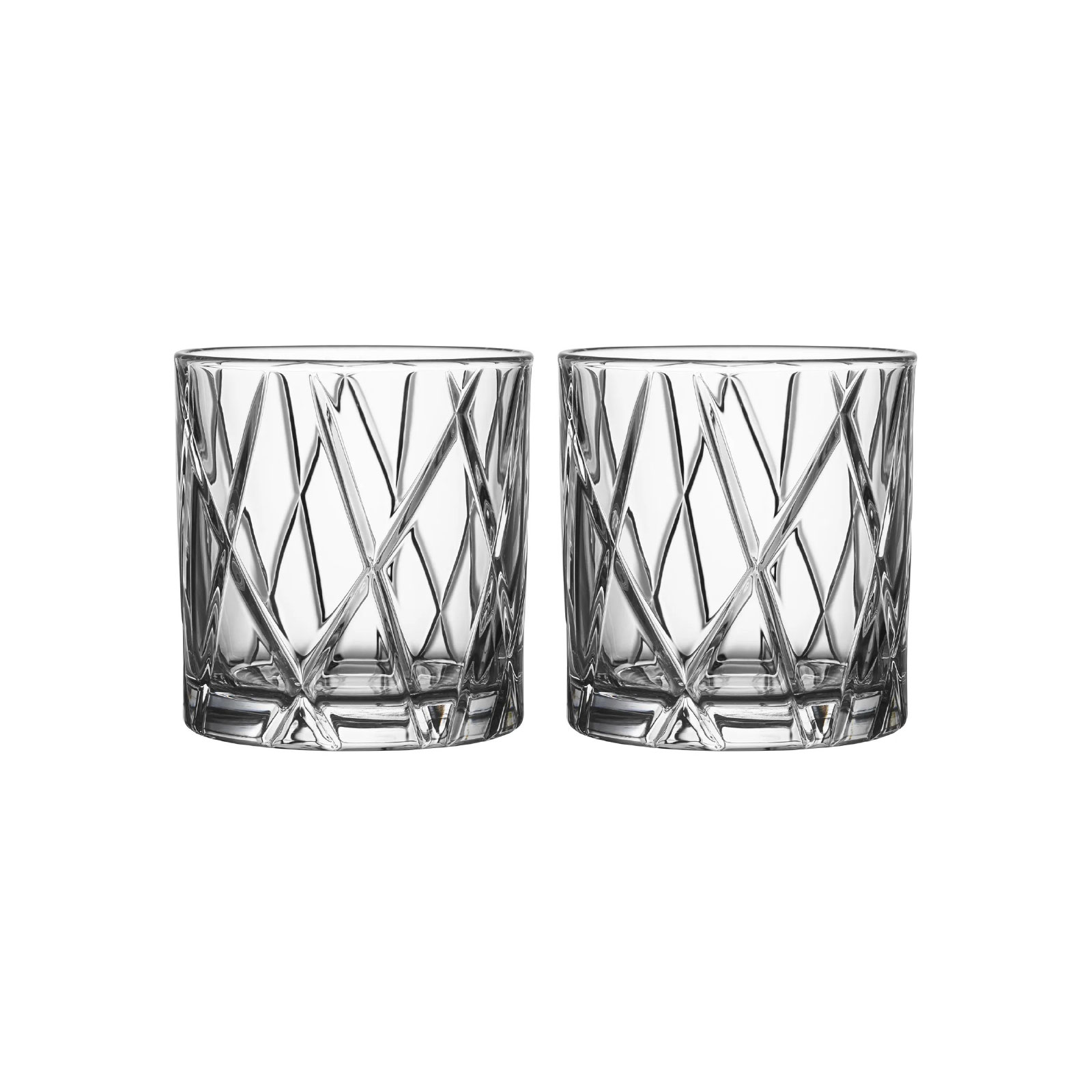 Orrefors City Double old fashioned 0,34ltr. 2er Set
