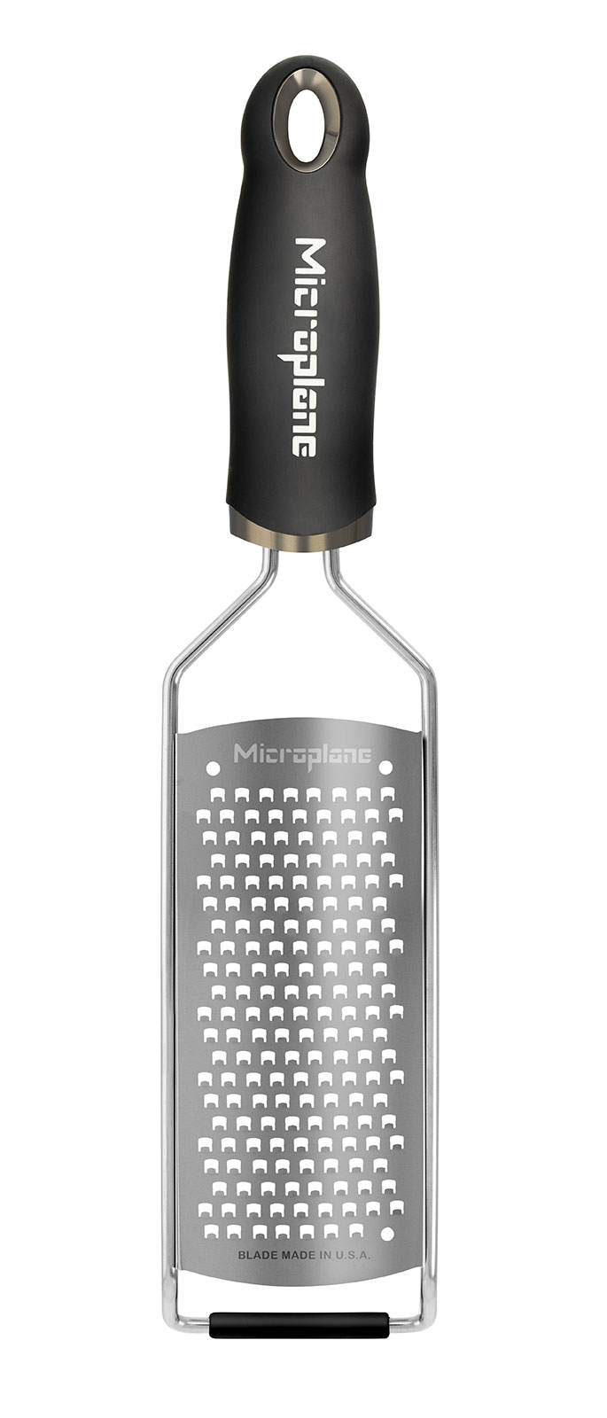 Microplane Gourmet Reibe Grob schwarz