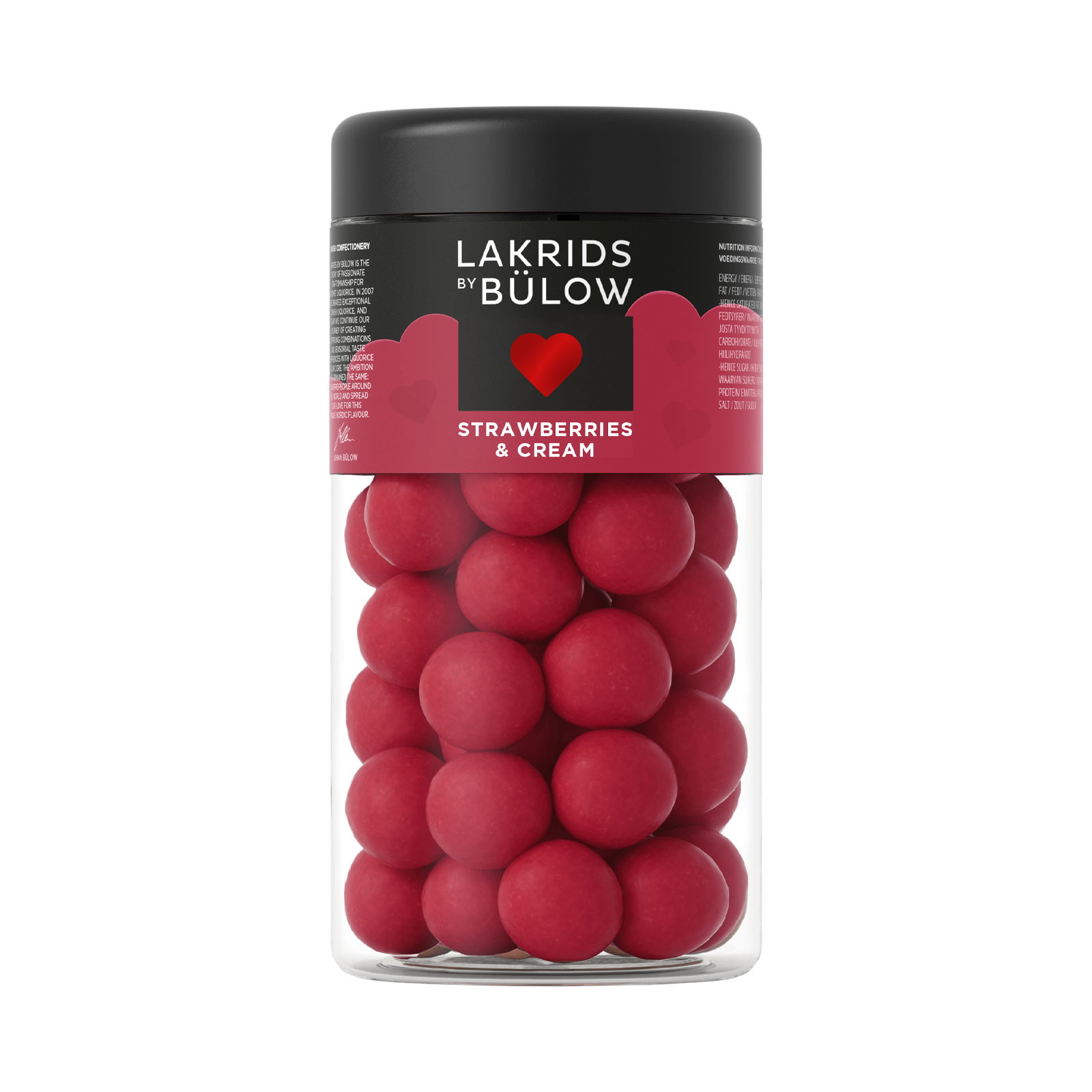 Lakrids by Bülow Love Strawberries & Cream Regular 270g
