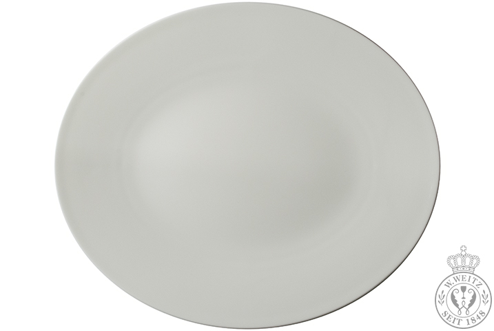 Dibbern Bone China weiß Pure Platte oval 39cm