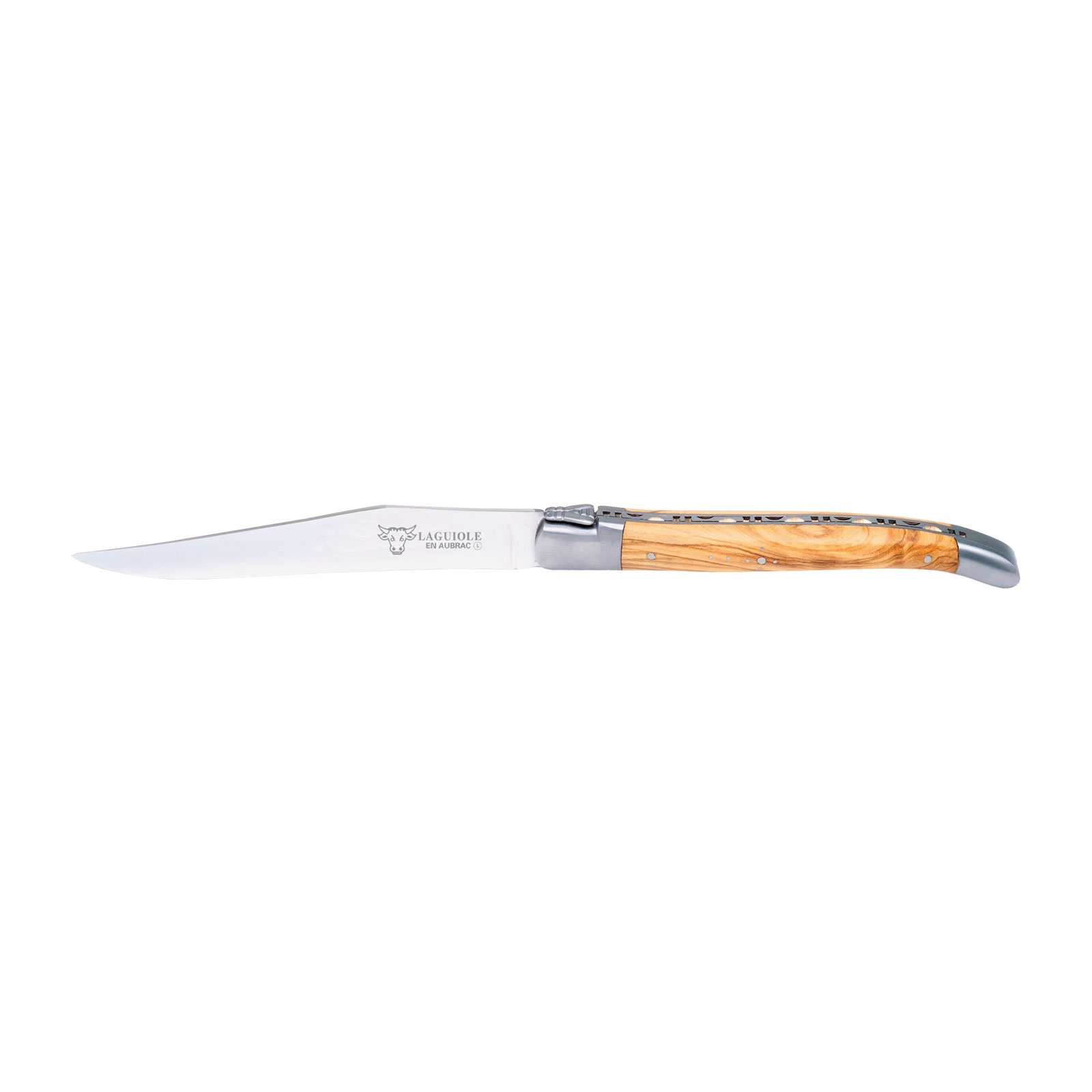 Laguiole en Aubrac Steakmesser (1 Stück) Olivenholz