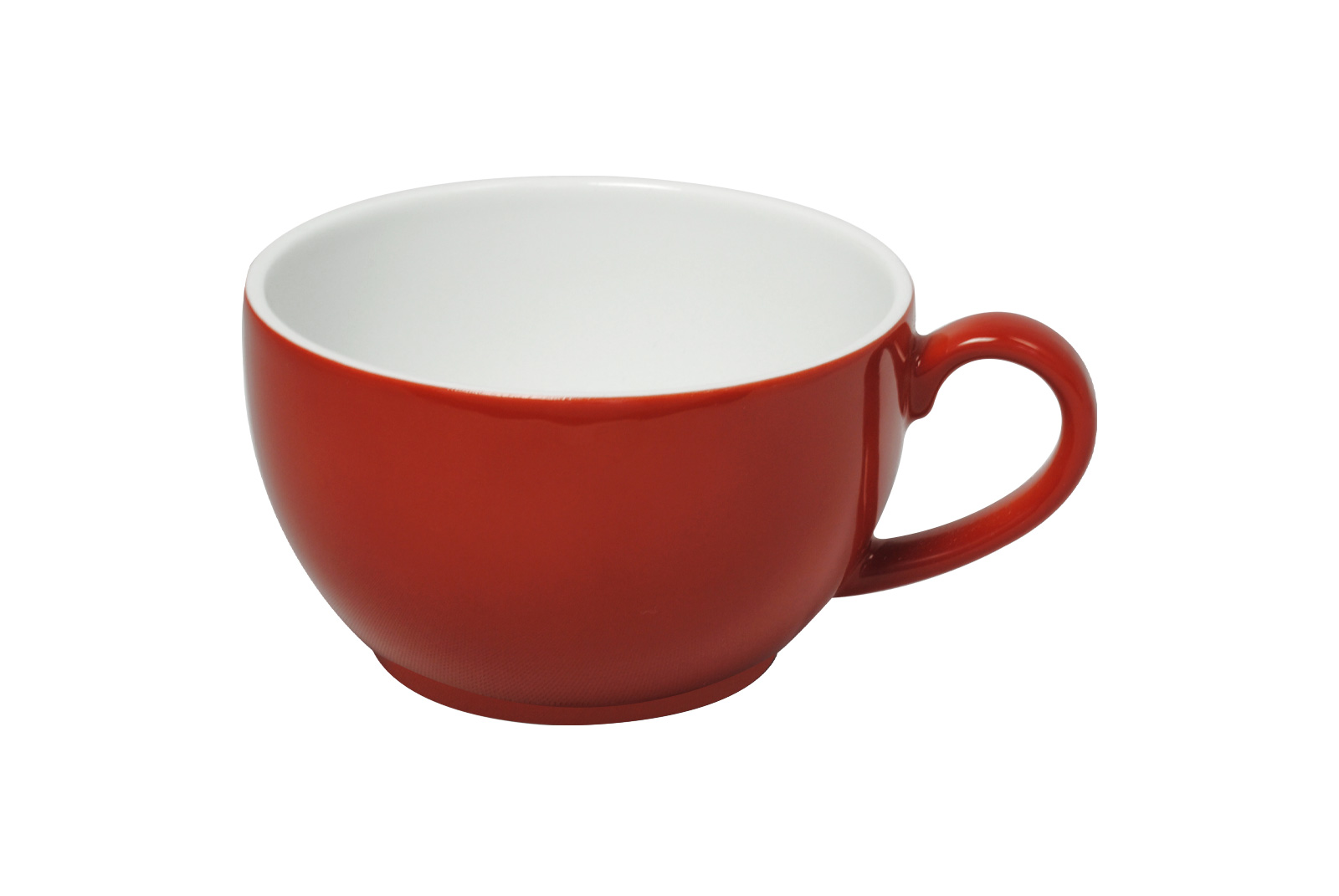 Dibbern Solid Color paprika Cappuccino-Obertasse