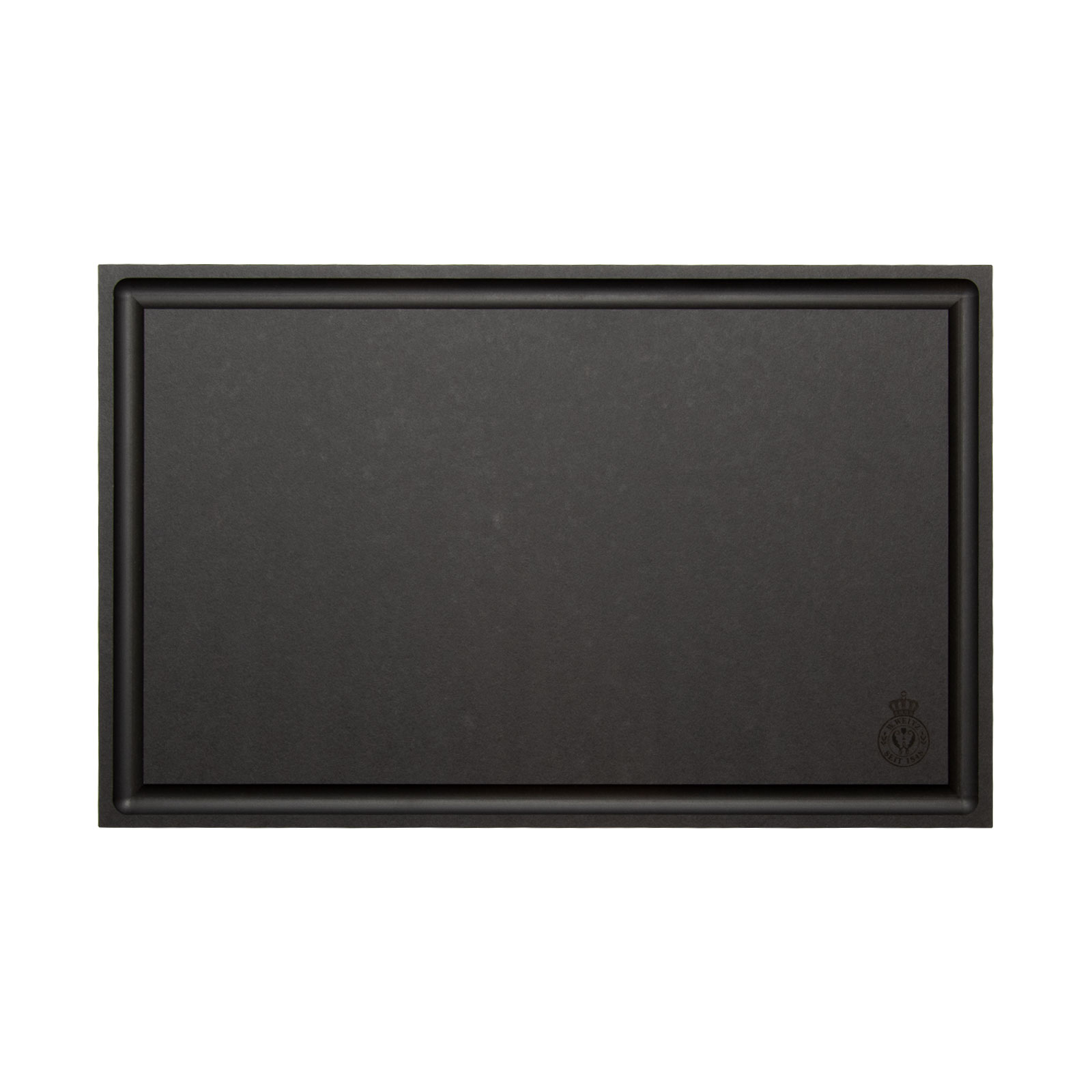 WEITZ Schneidebrett mit Saftrille 40x25cm Richlite black Kollektion Weitz
