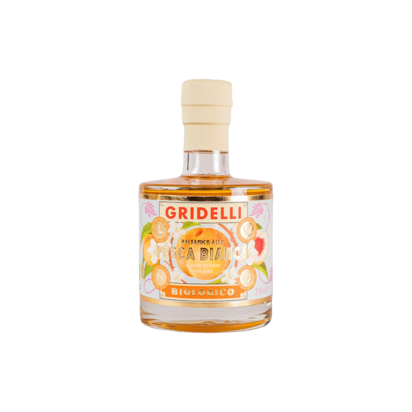 Gridelli Aceto Balsamico al Pesca Bianca 0,25ltr.