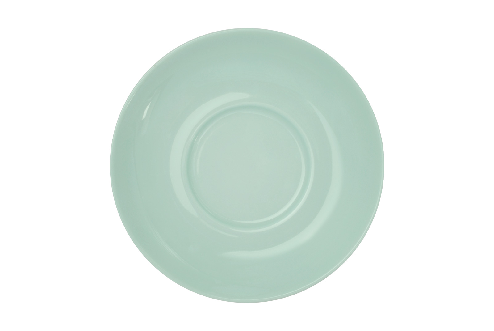 Dibbern Solid Color mint Cappuccino-Untertasse