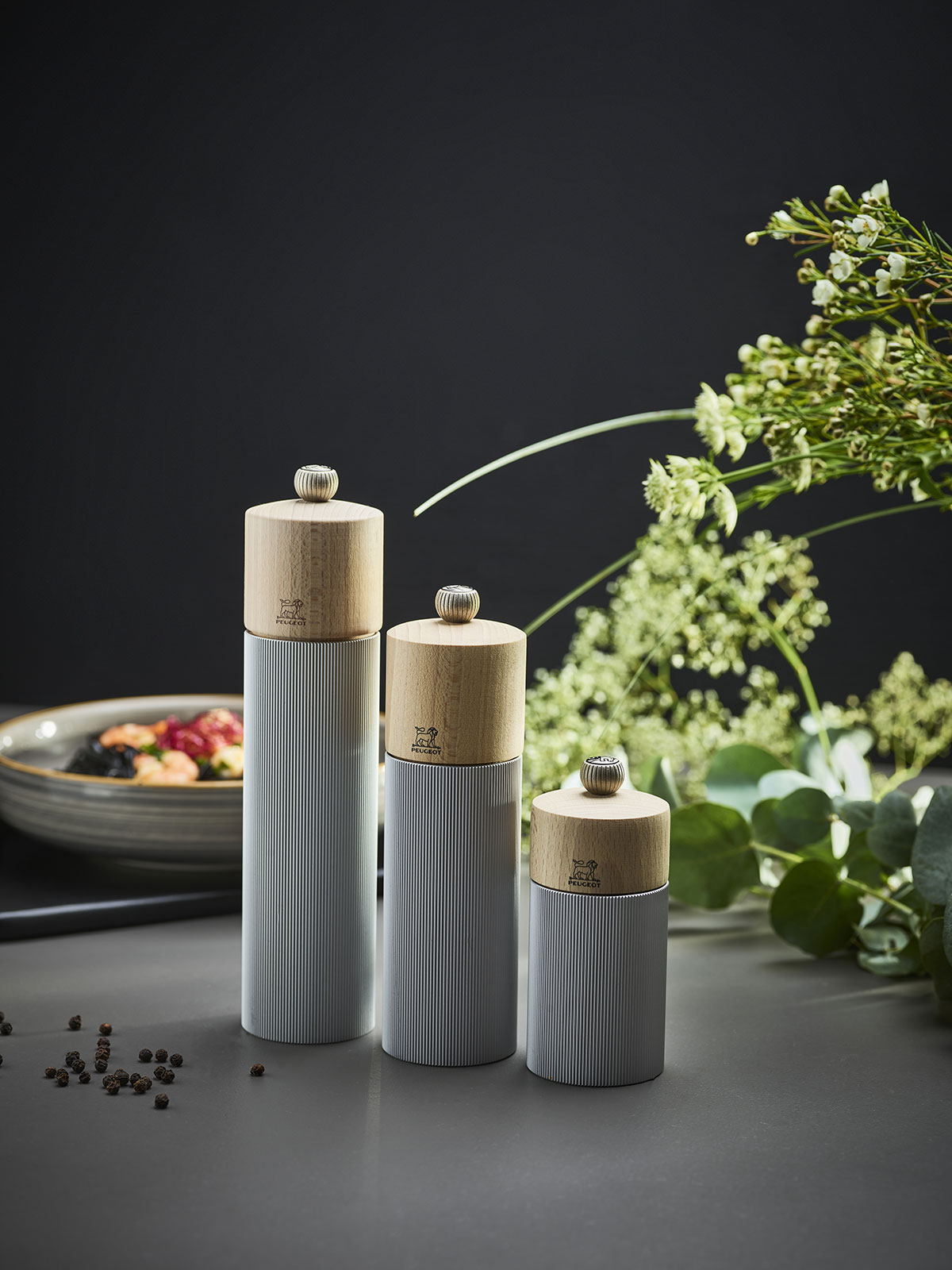 Peugeot Line Salzmühle Z Aluminium/Natur 18cm