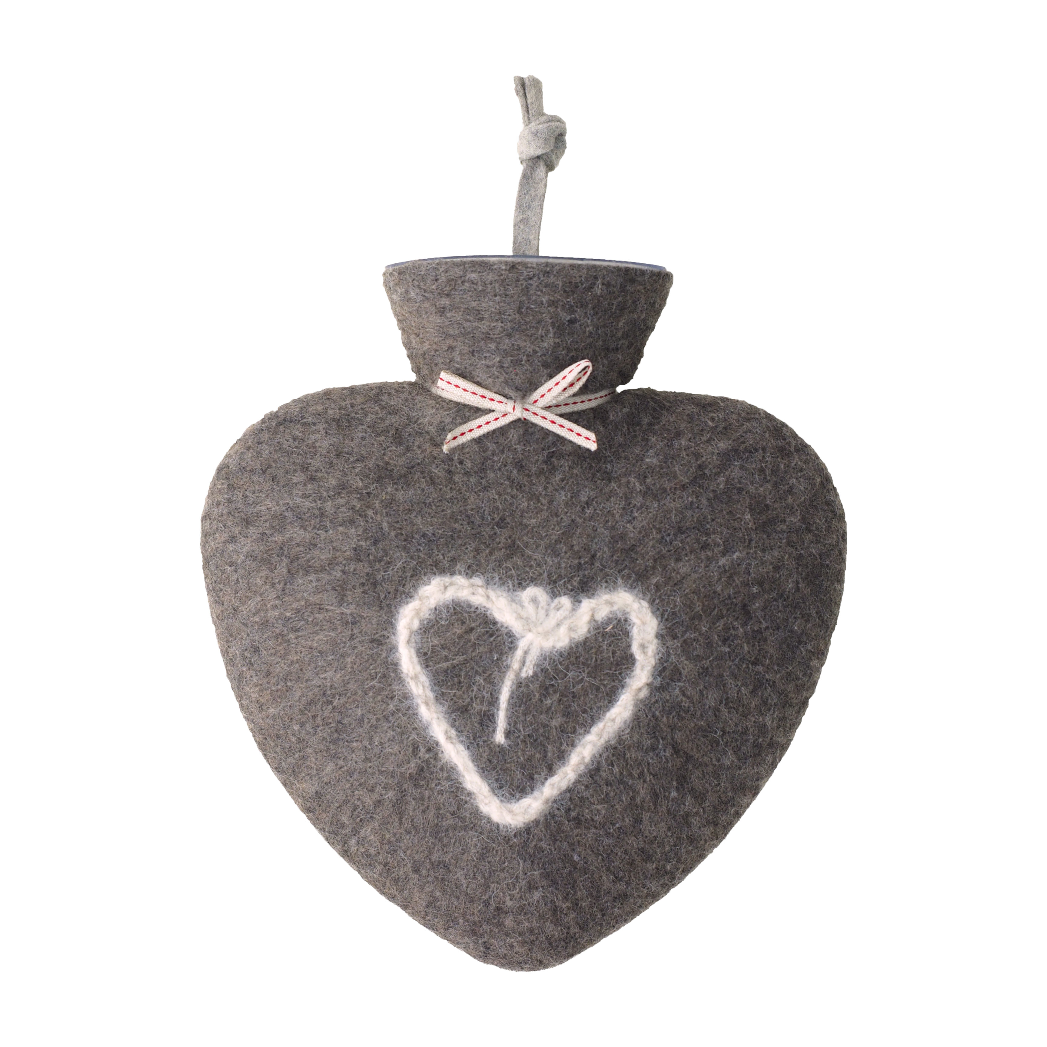 Dorothee Lehnen Herzwärmflasche gehäkeltes Herz caracul