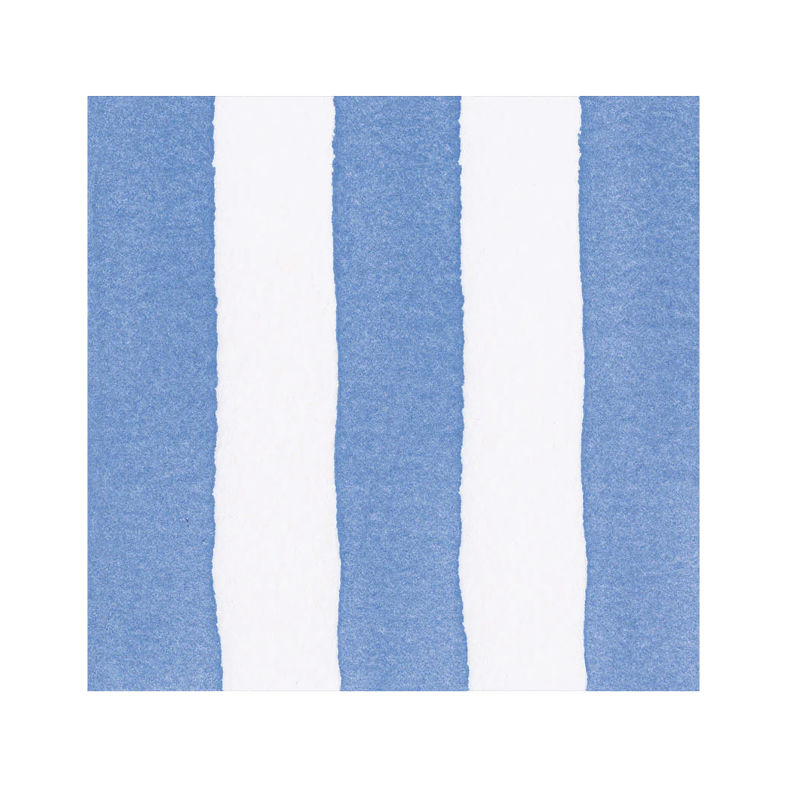 Caspari Lunchservietten Airlaid Blue Cafe Stripe