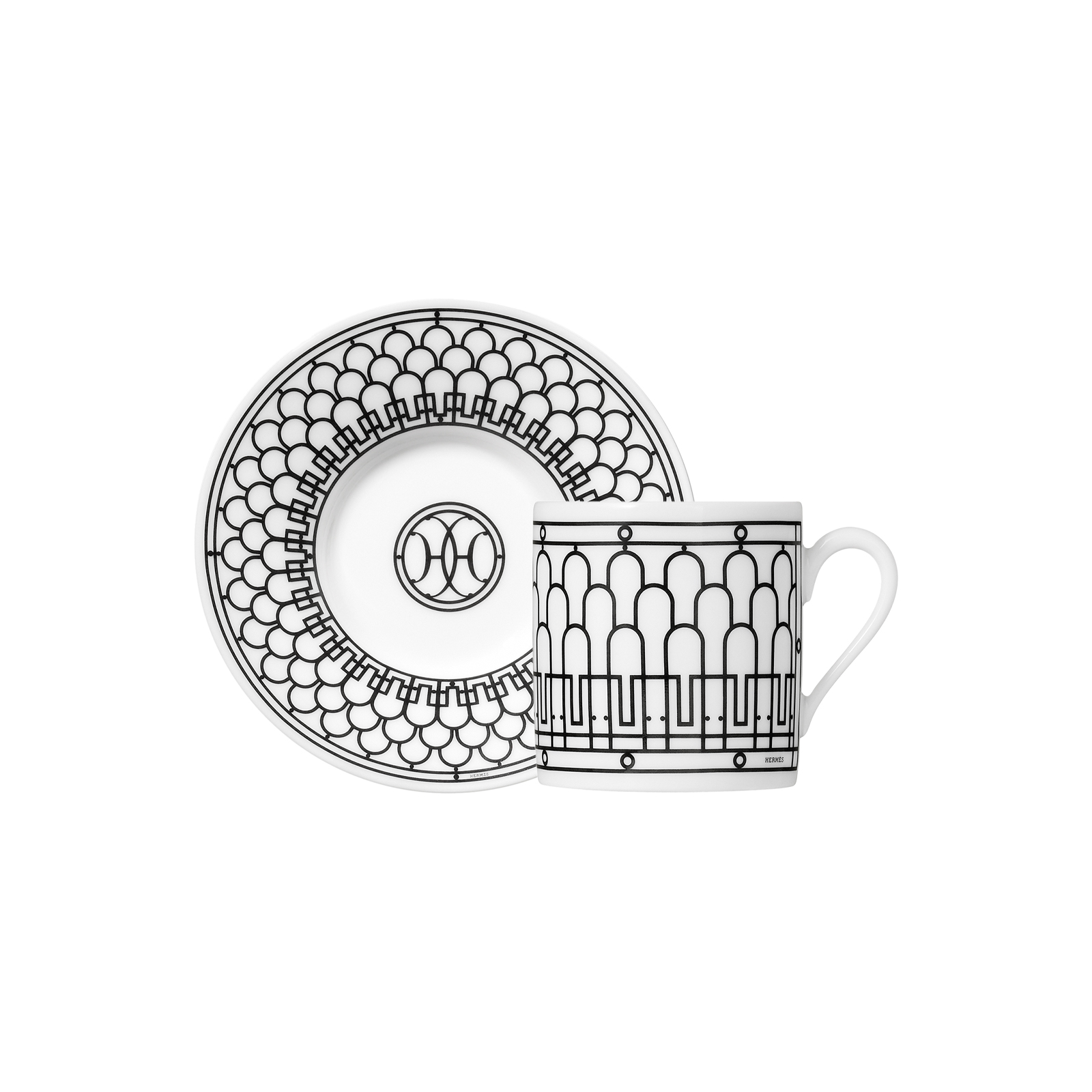 HERMÈS Paris H DÉCO Espressotasse m.U. 0,09ltr.
