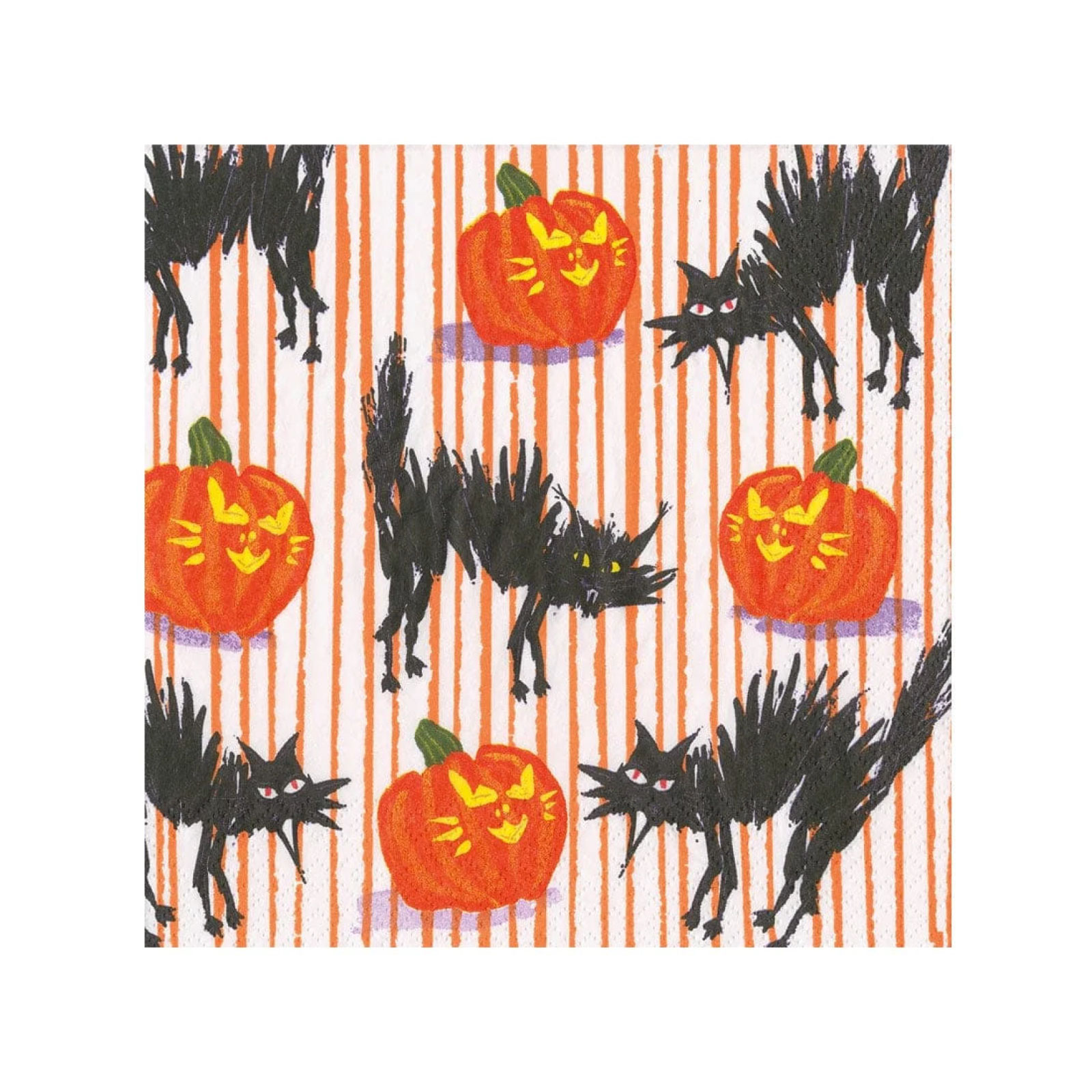 Caspari Lunchservietten Halloween Cats