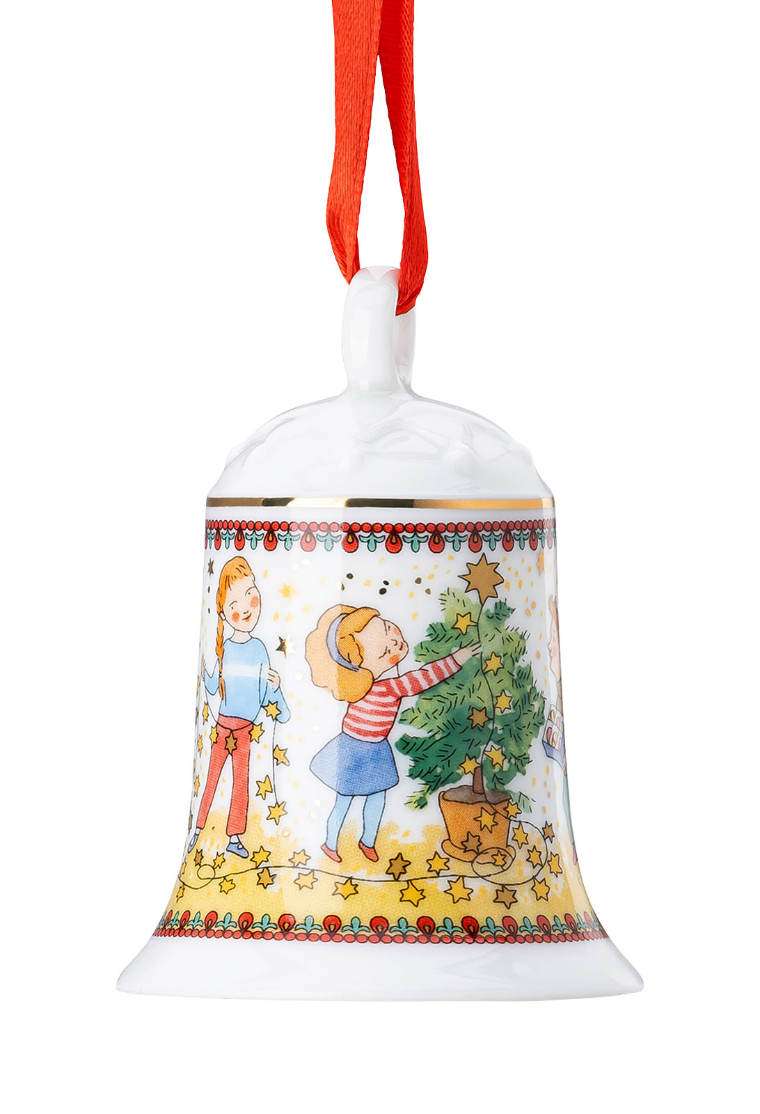 Hutschenreuther 2024 Weihnachtsleuchten Glocke Porzellan