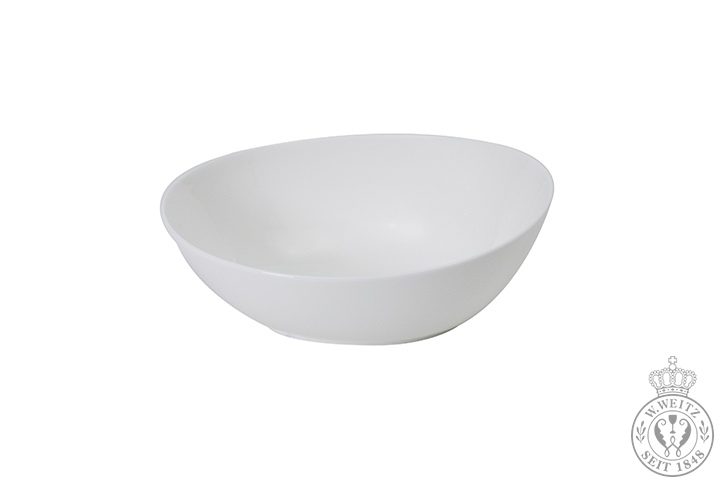 Dibbern Bone China weiß Motion Schale oval 18cm