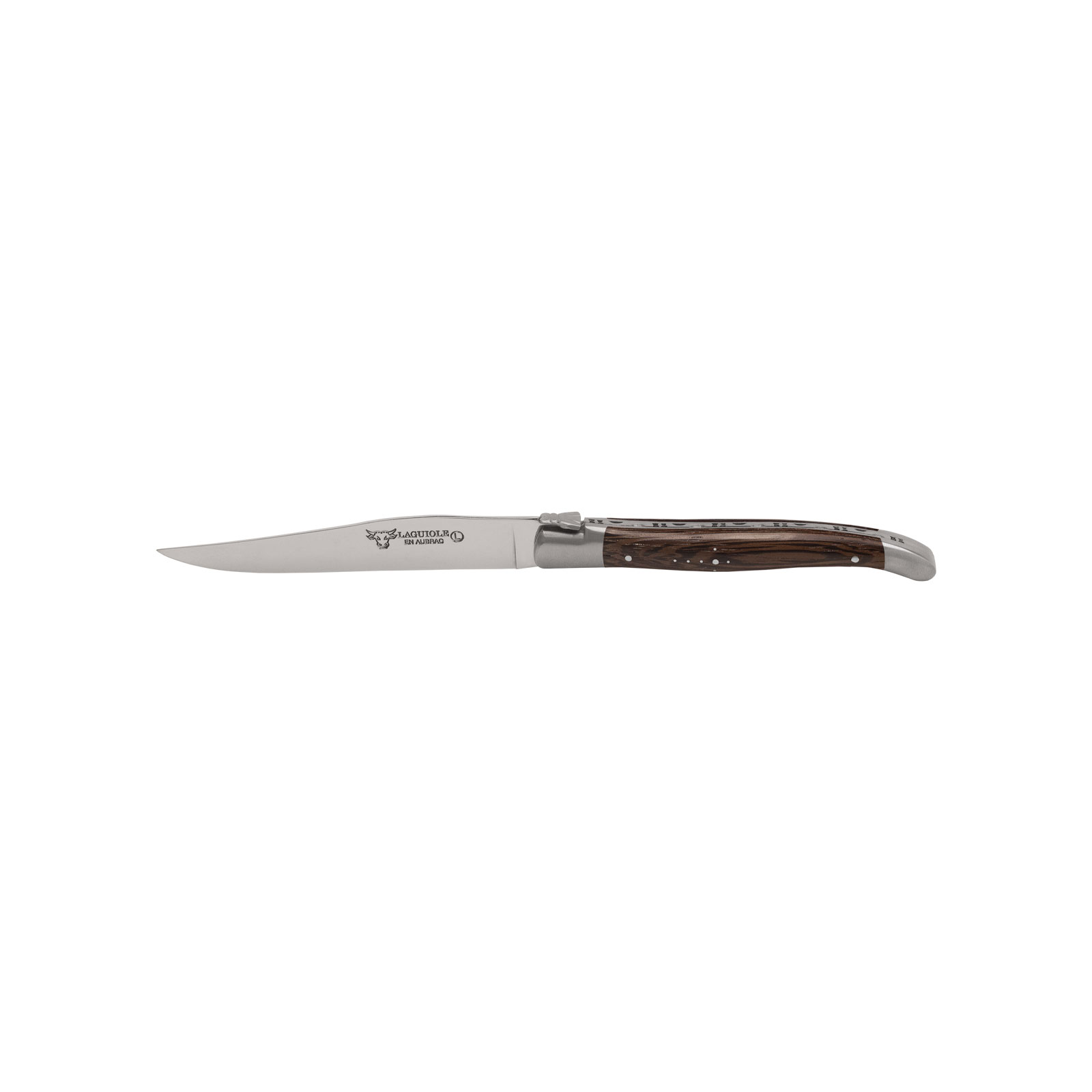 Laguiole en Aubrac Steakmesser (1 Stück) Wenge HSB1/ Backen matt