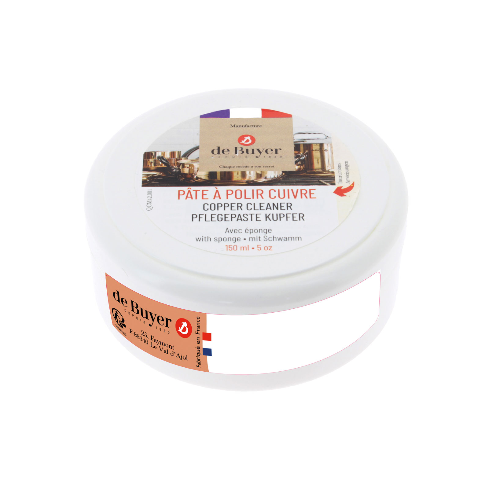 de Buyer Pflegepaste für Kupfer 150ml